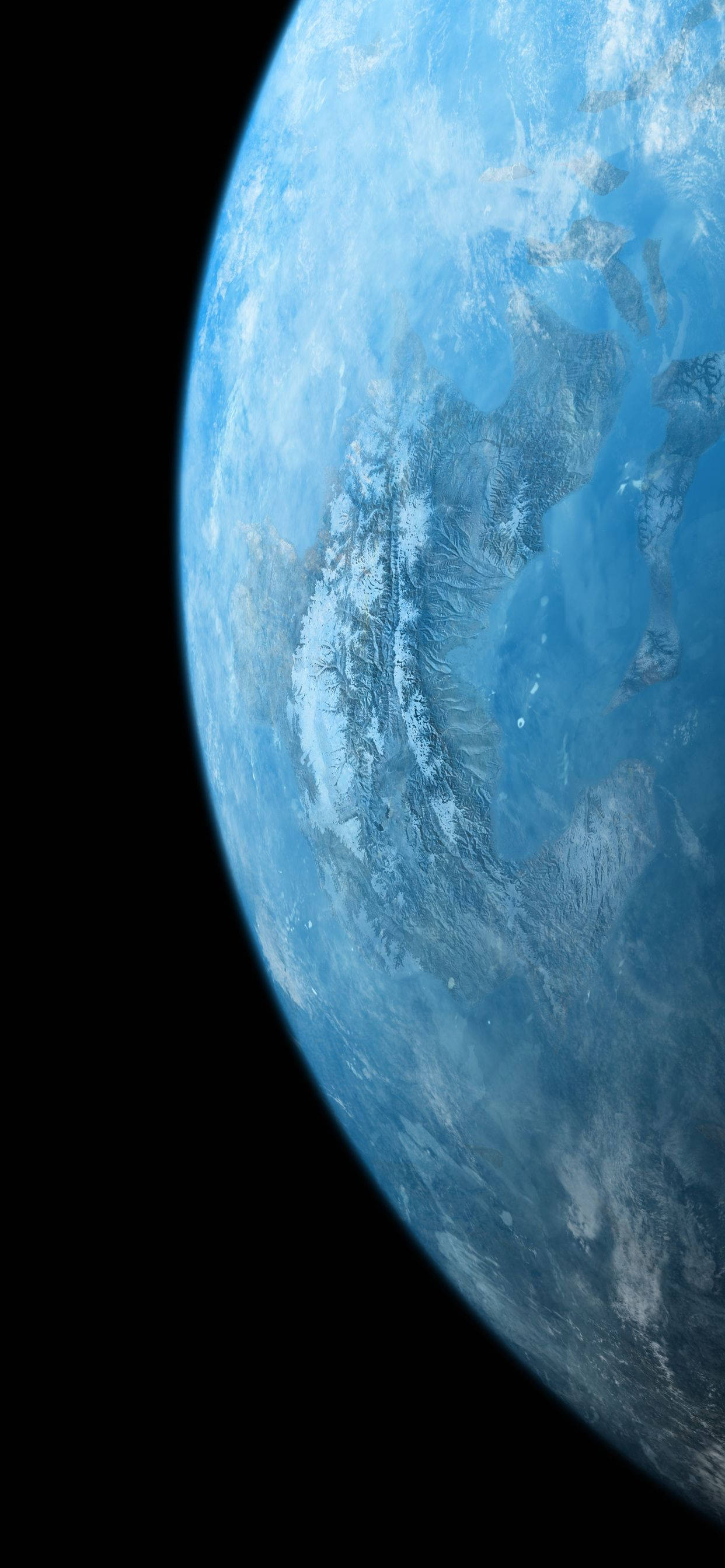 Путешествие по вселенной с iPhone Xs Planet Обои