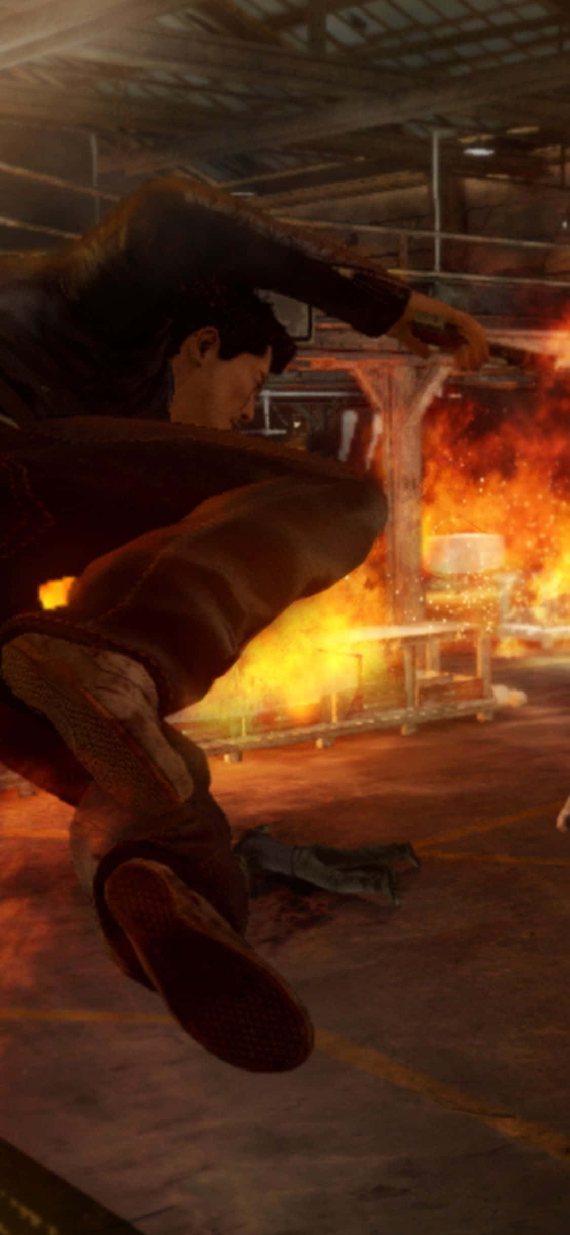 iPhone Xs Sleeping Dogs Payback Склад Фон Обои