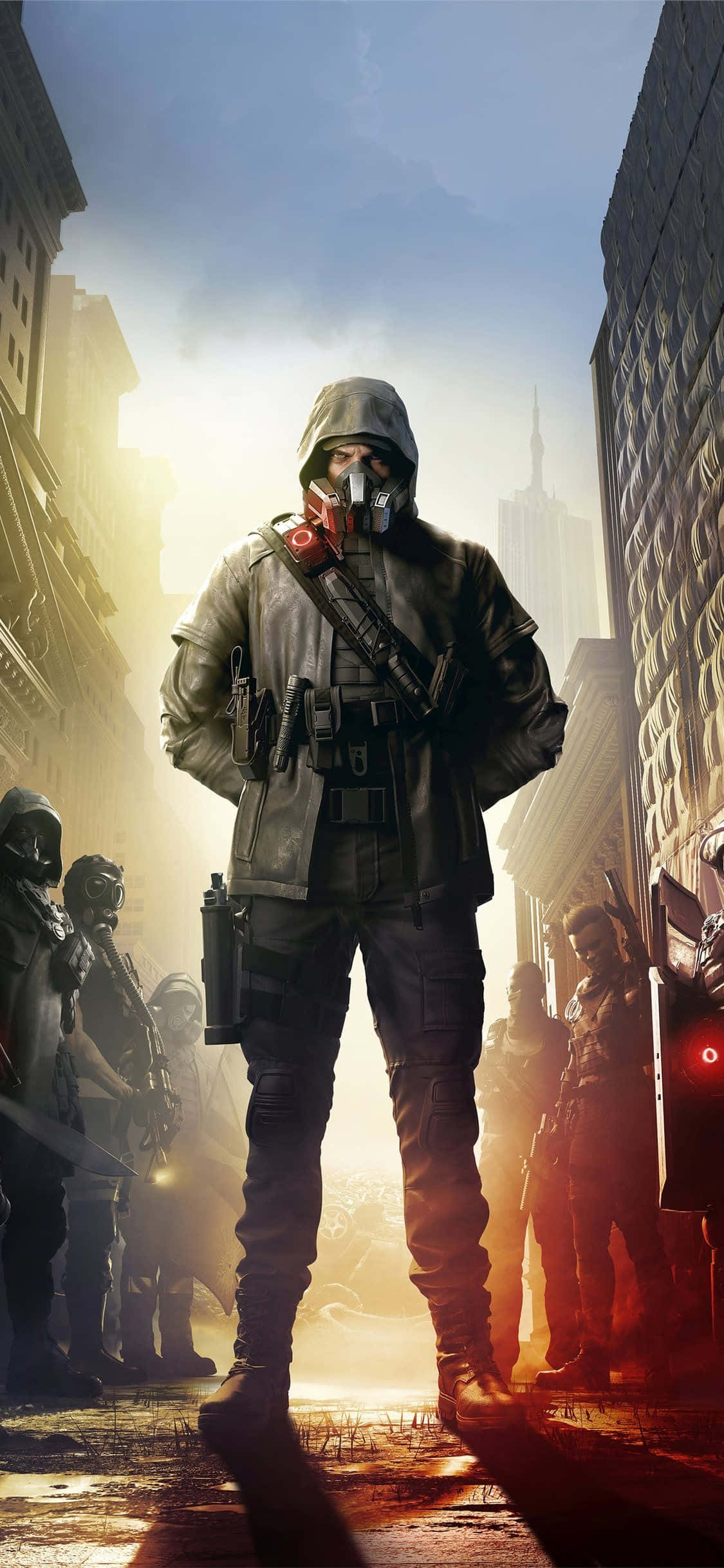 Командир отряда — фон для iPhone XS из игры The Division Обои
