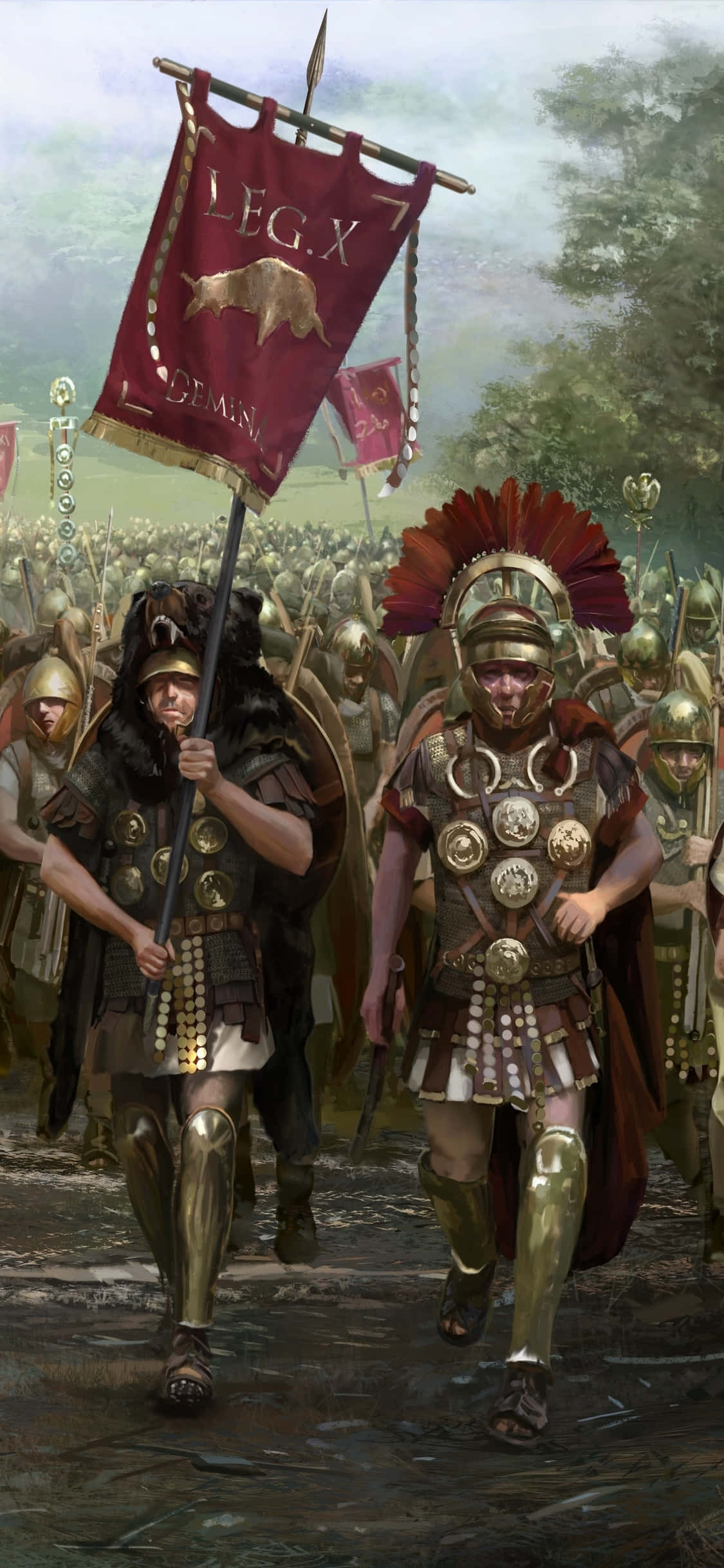 Завоюйте Римскую империю с iPhone Xs Total War Rome 2 Обои