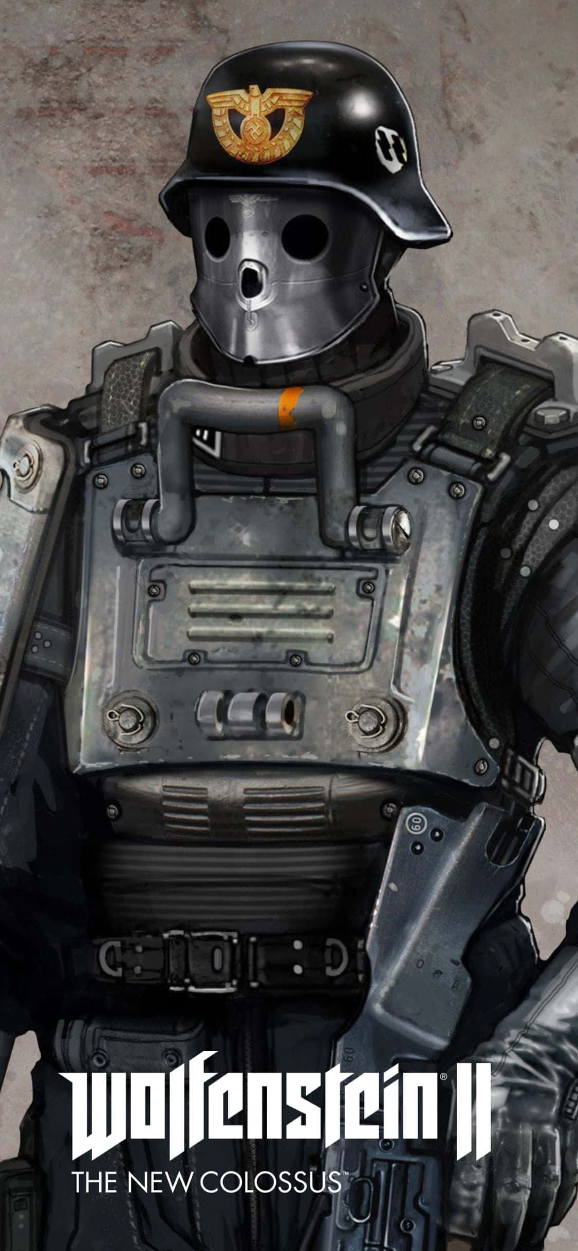 iPhone Xs Wolfenstein II Фон патрульного солдата Обои