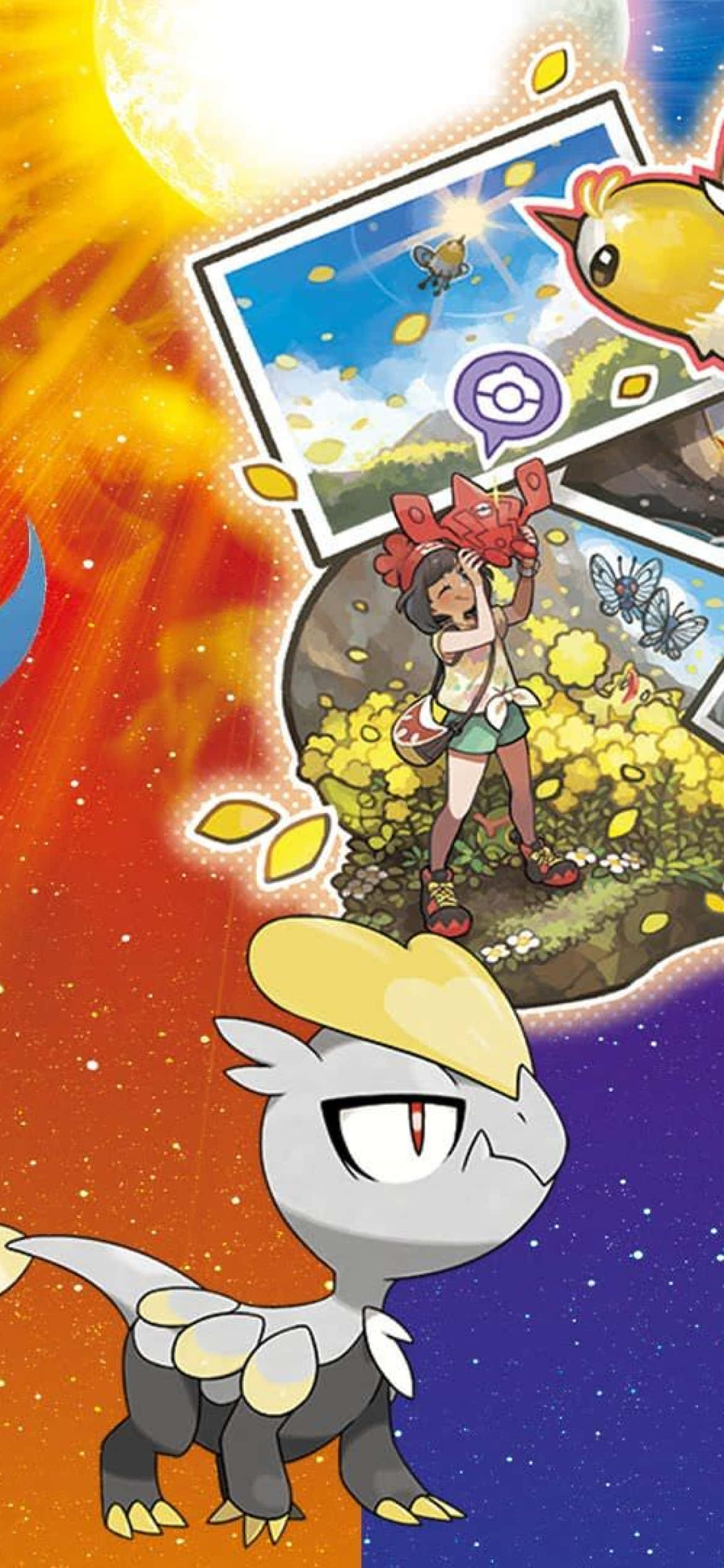 Jangmo-o в Pokemon Sun и Moon Обои
