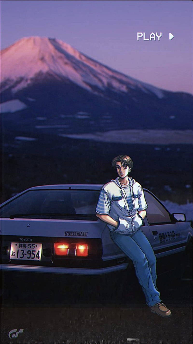Эстетика JDM из Initial D Обои