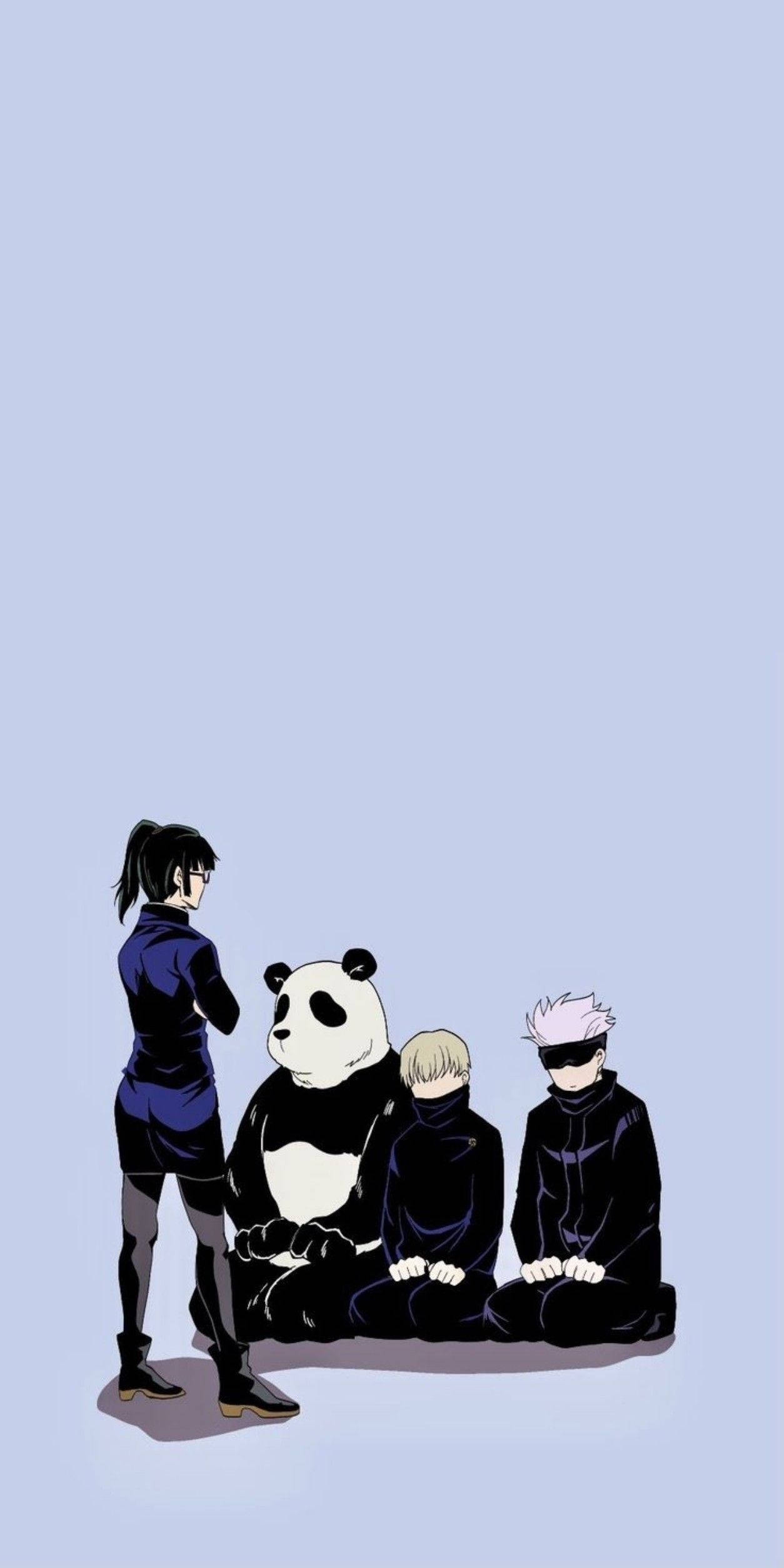 Маки Дзенин в действии - Обои для телефона Jujutsu Kaisen Обои