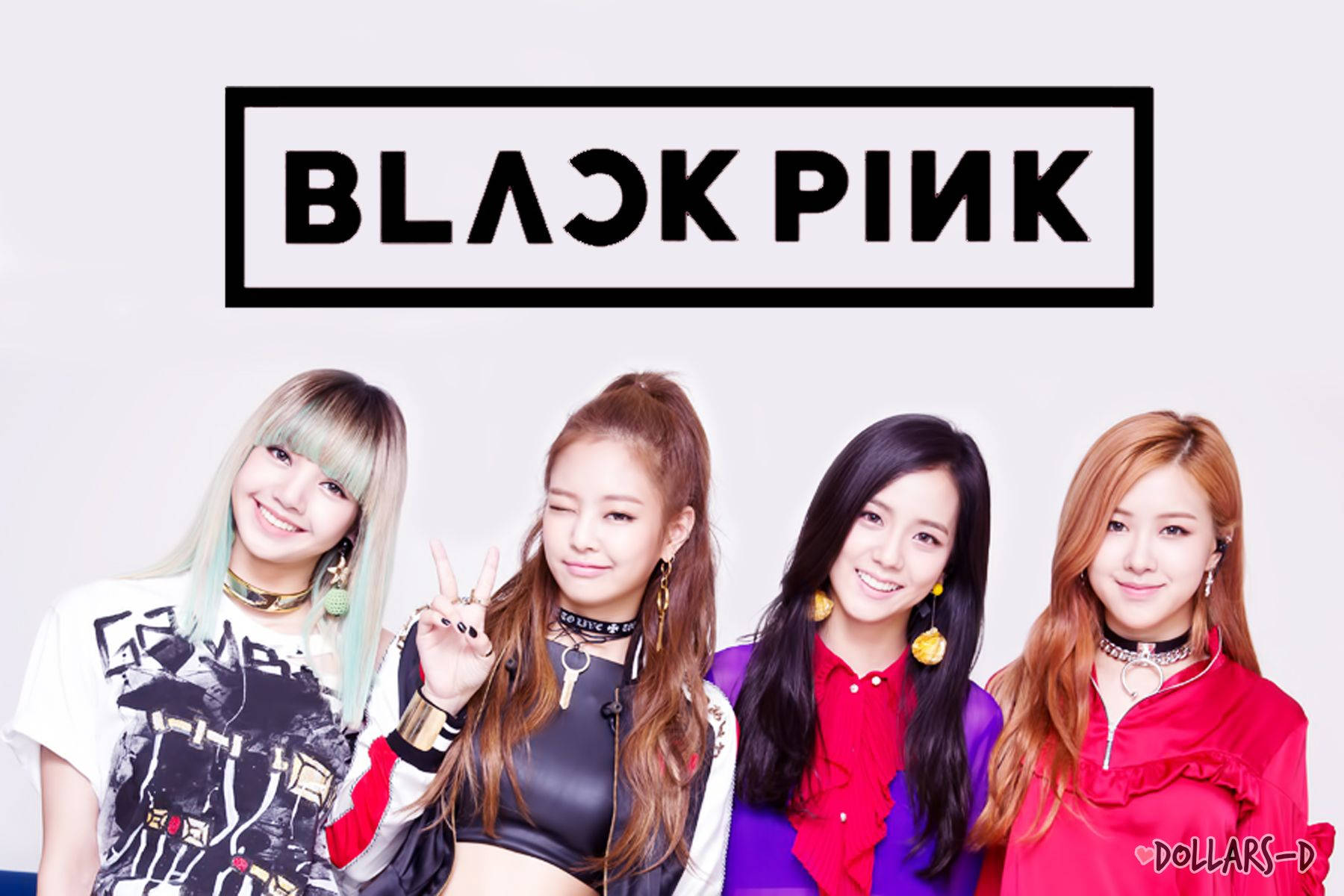 Все четыре участницы K-Pop группы Blackpink: Джису, Дженни, Розэ и Лиса выглядят шикарно и уверенно. Обои