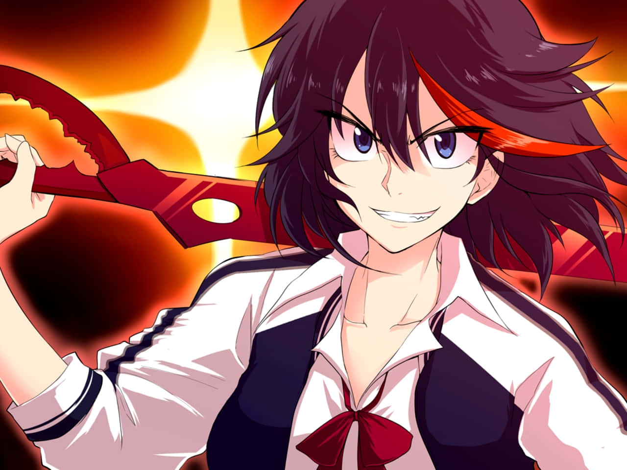 Kill La Kill Рюко с Ножницами-Клинком Картинка Обои