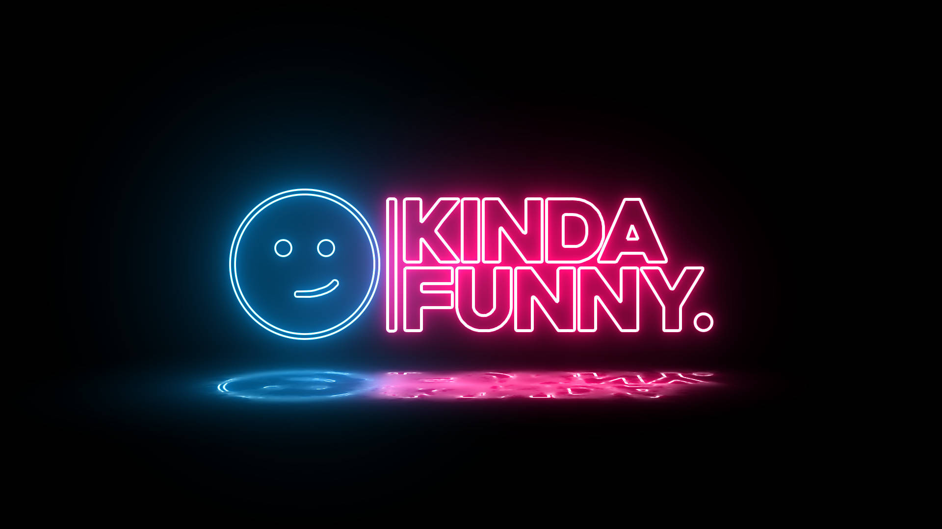 Kinda Funny Неоновая Улыбка Обои