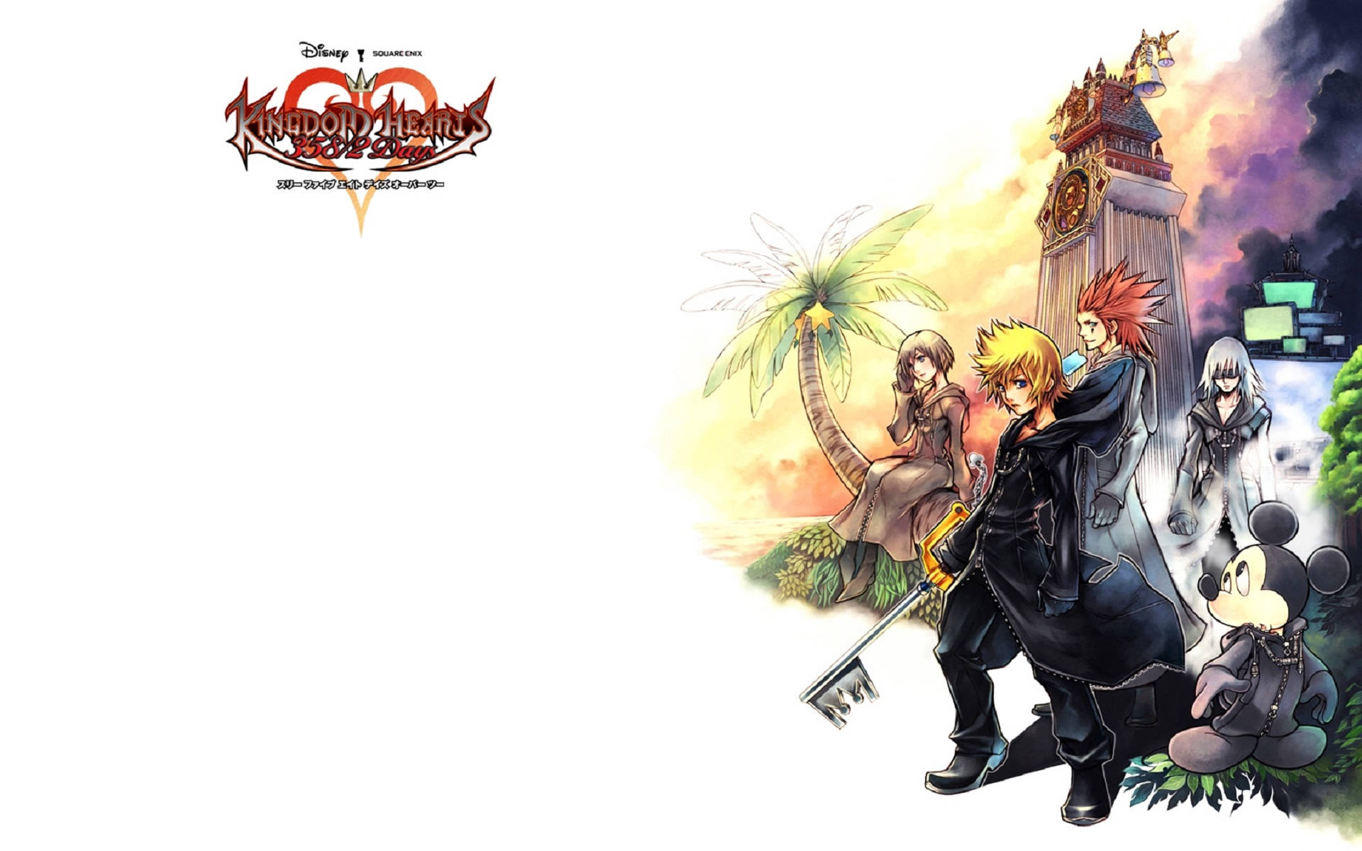Анимированная обложка с логотипом Kingdom Hearts Обои
