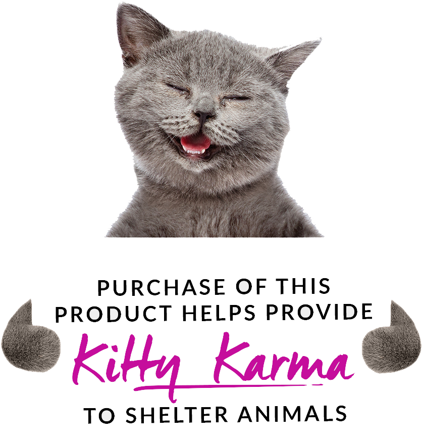 Улыбающийся кот Kitty Karma реклама Обои
