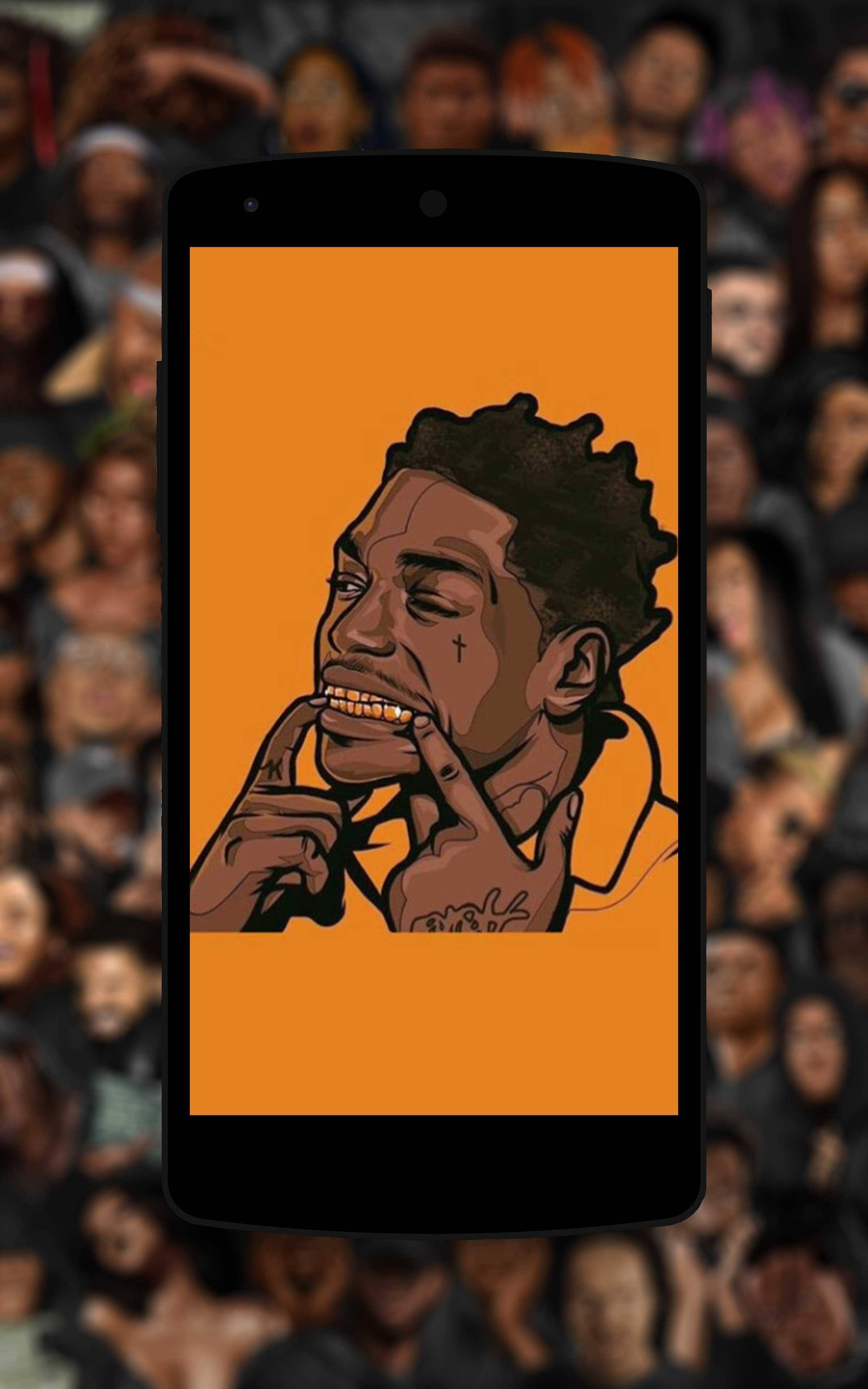 Kodak Black телефон арт Обои