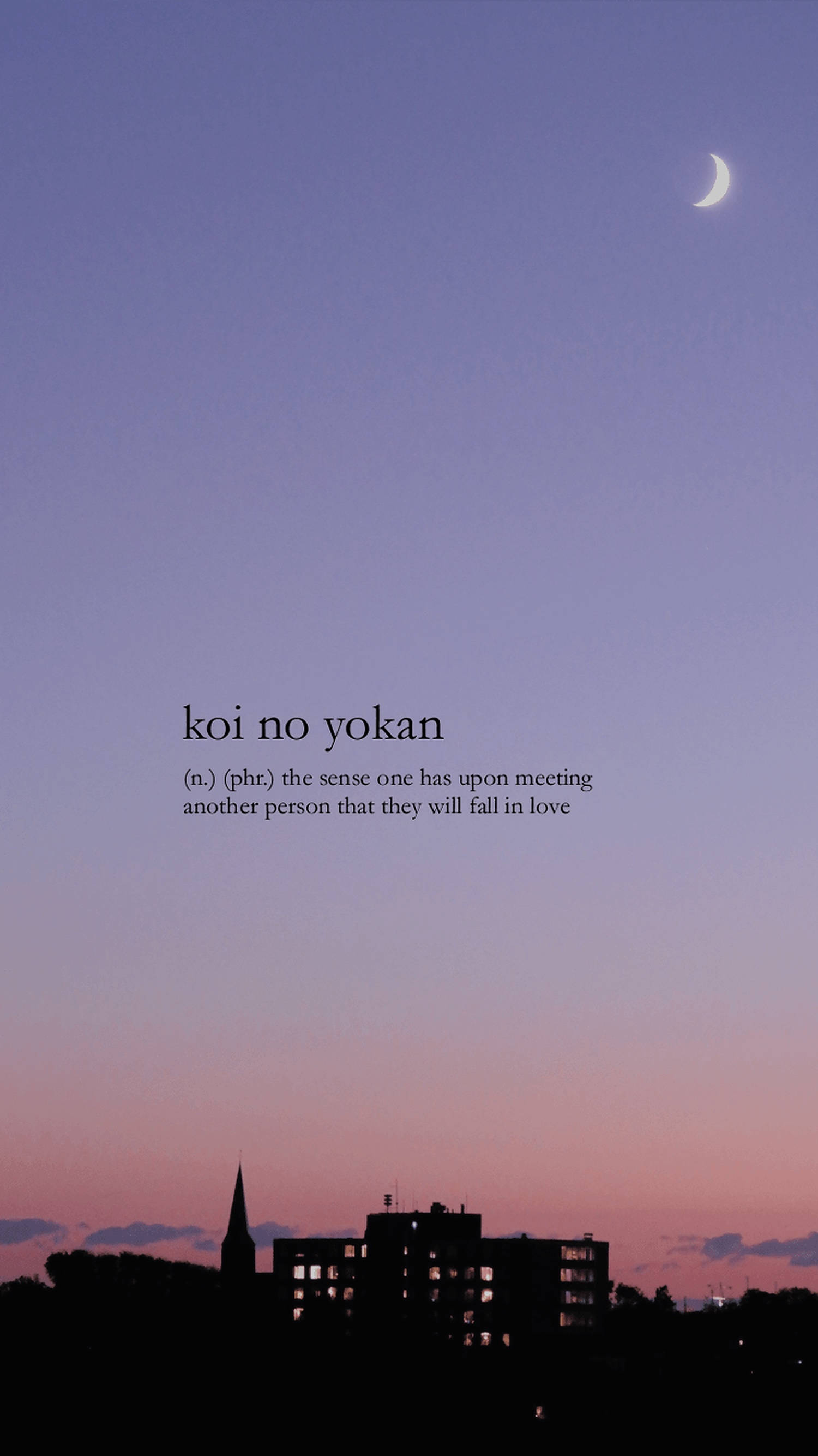 Koi No Yokan Эстетичные Слова Обои