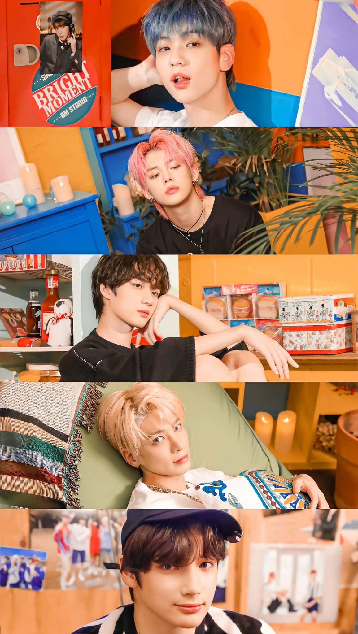 Kpop-исполнители готовы зажечь сцену Обои