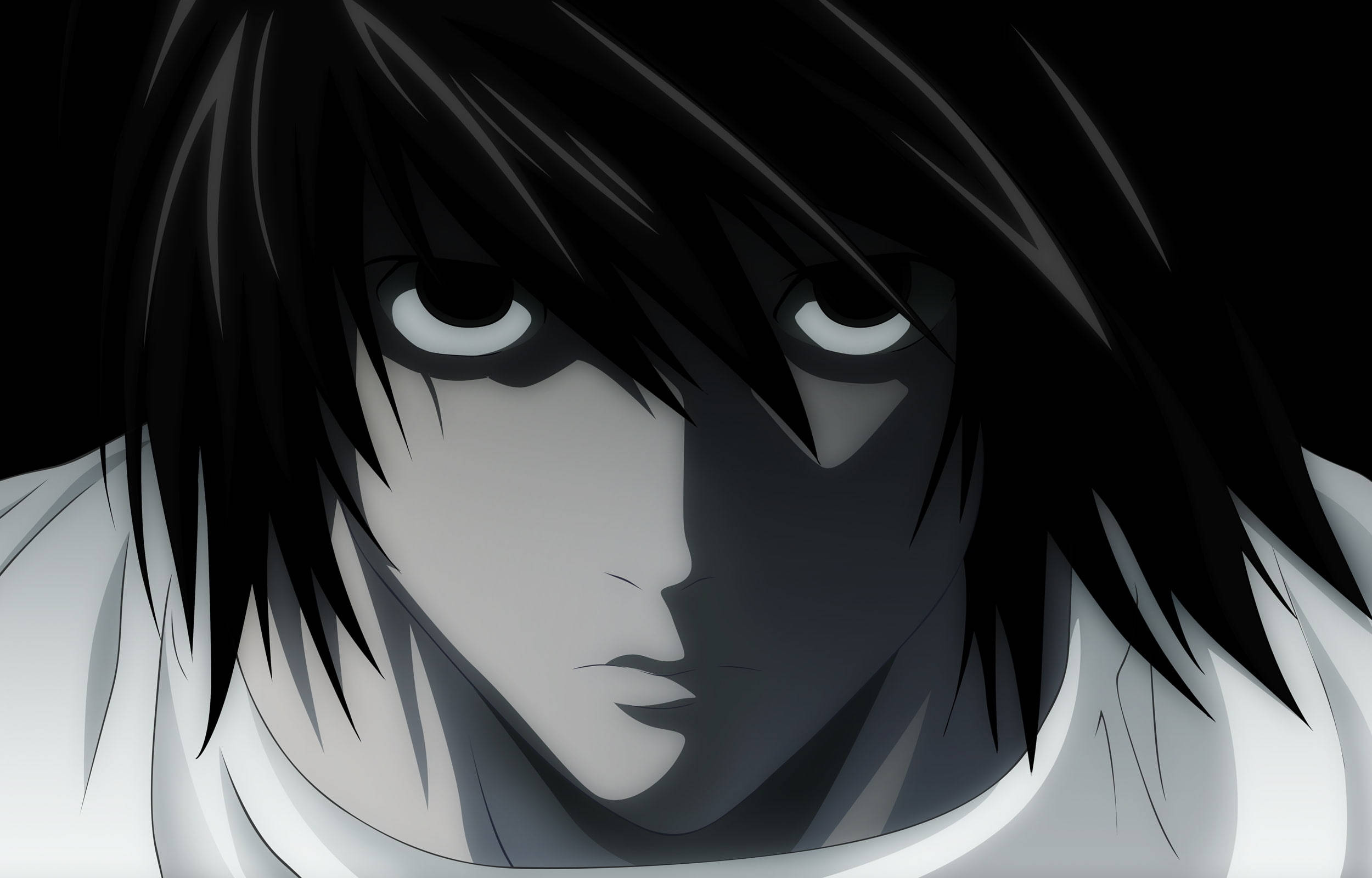L Death Note Темная аниме эстетика для рабочего стола Обои