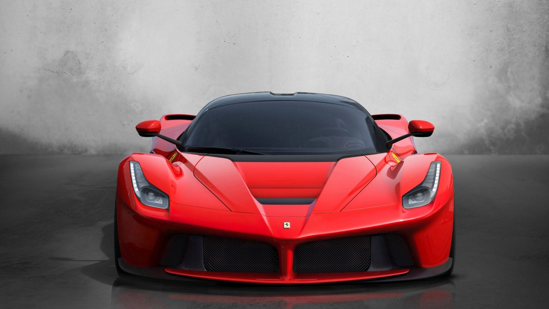 Мощный красный LaFerrari Обои