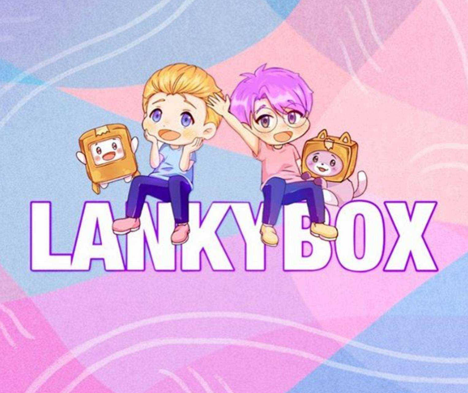 LankyBox Анимированные плюшевые Адам и Джастин Обои