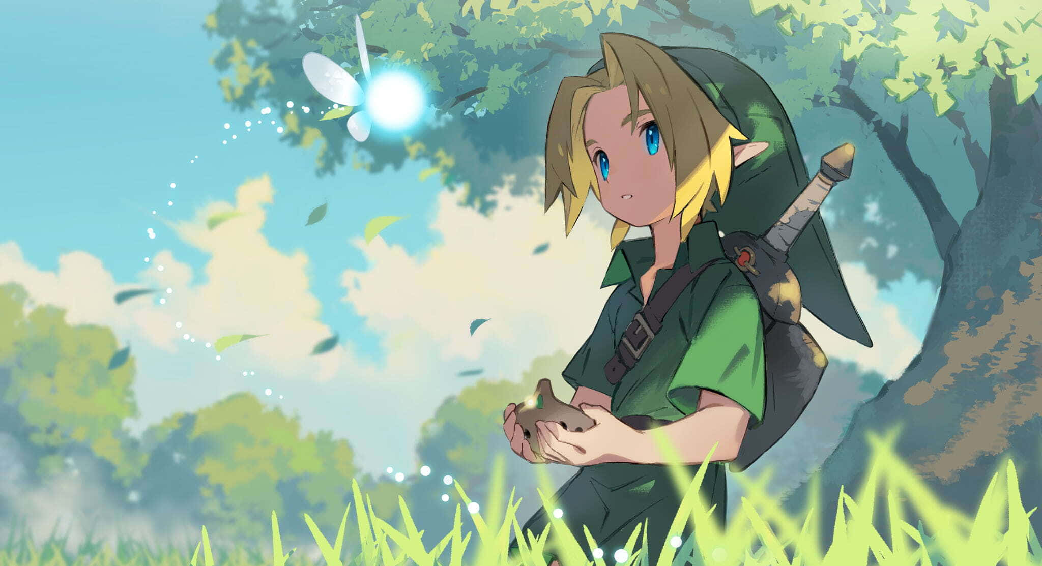Исследуйте мир Legend Of Zelda Обои