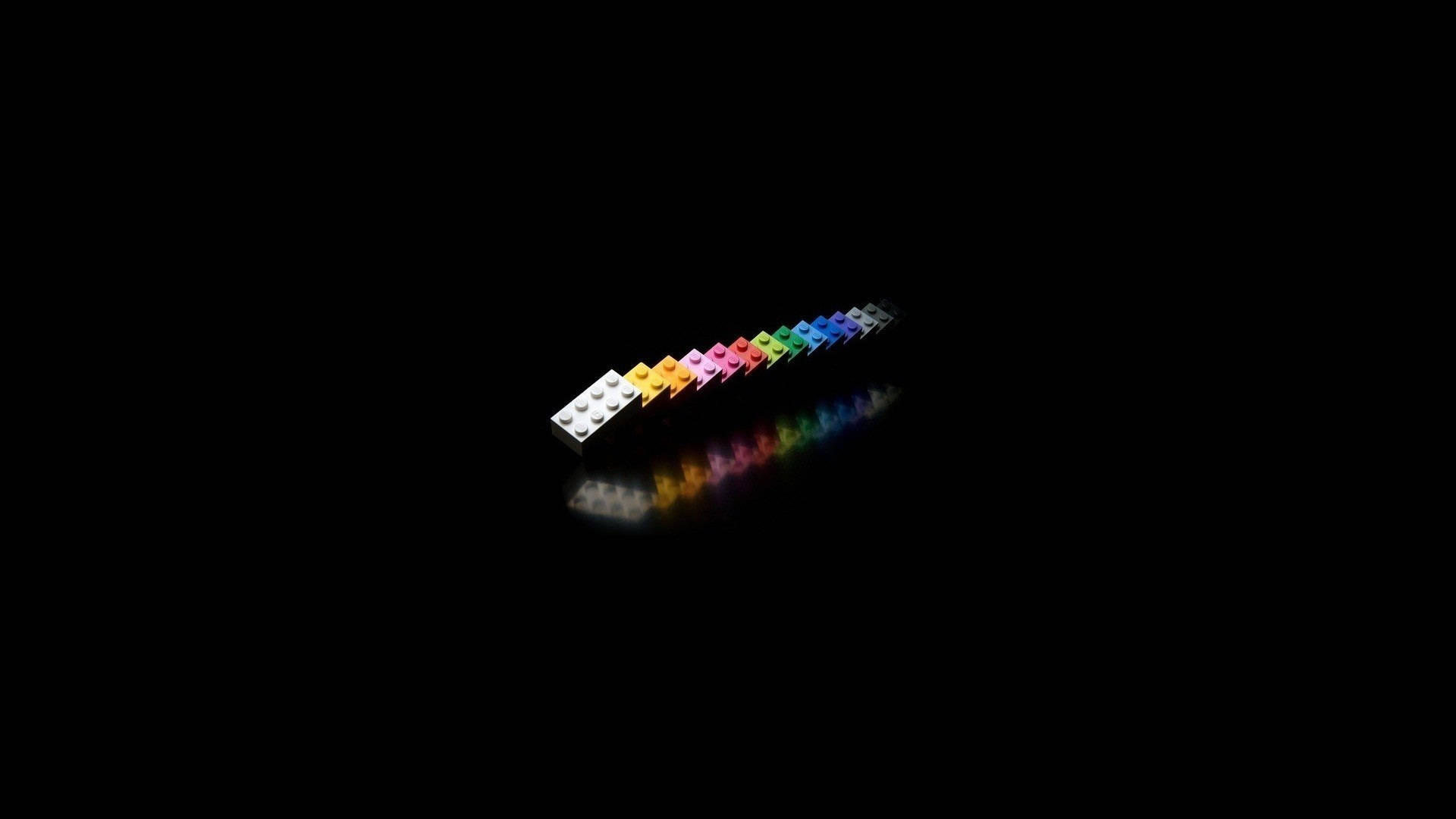 Милые черные кубики LEGO Обои