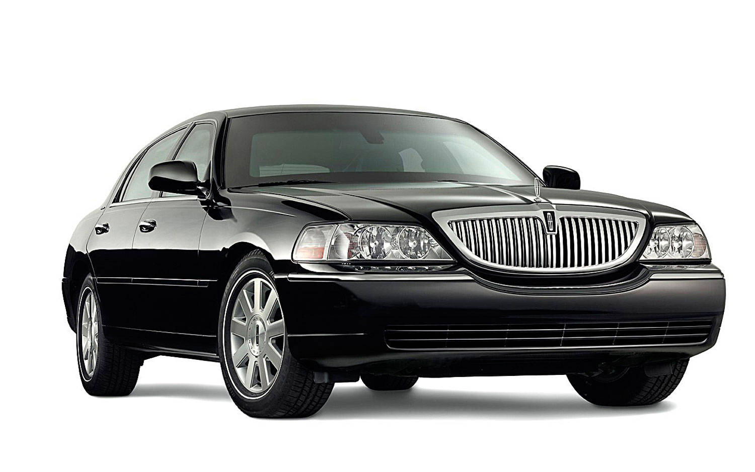 Черный Lincoln Town Car Обои