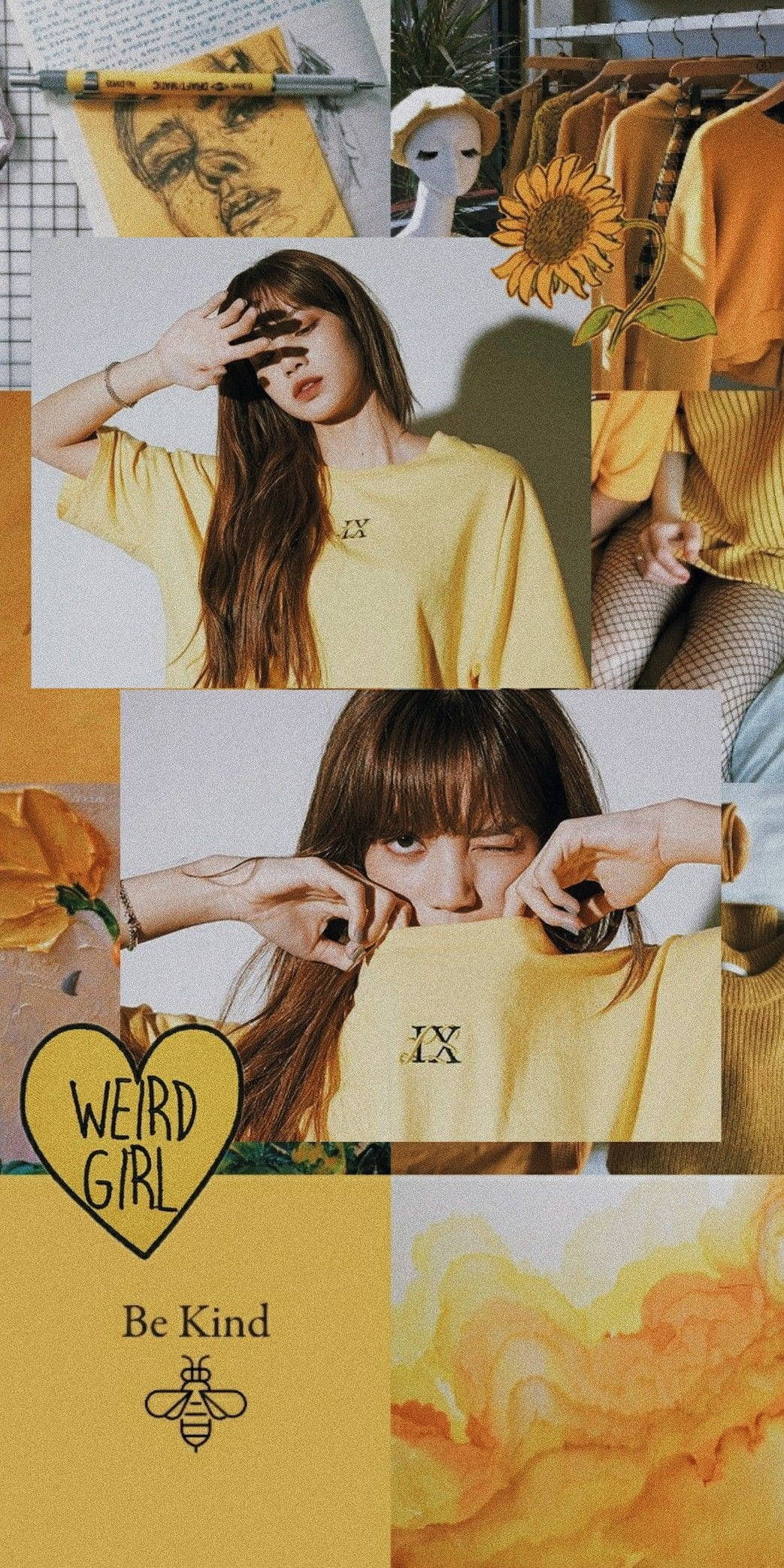 Lisa Blackpink HD Эстетичный Коллаж Обои