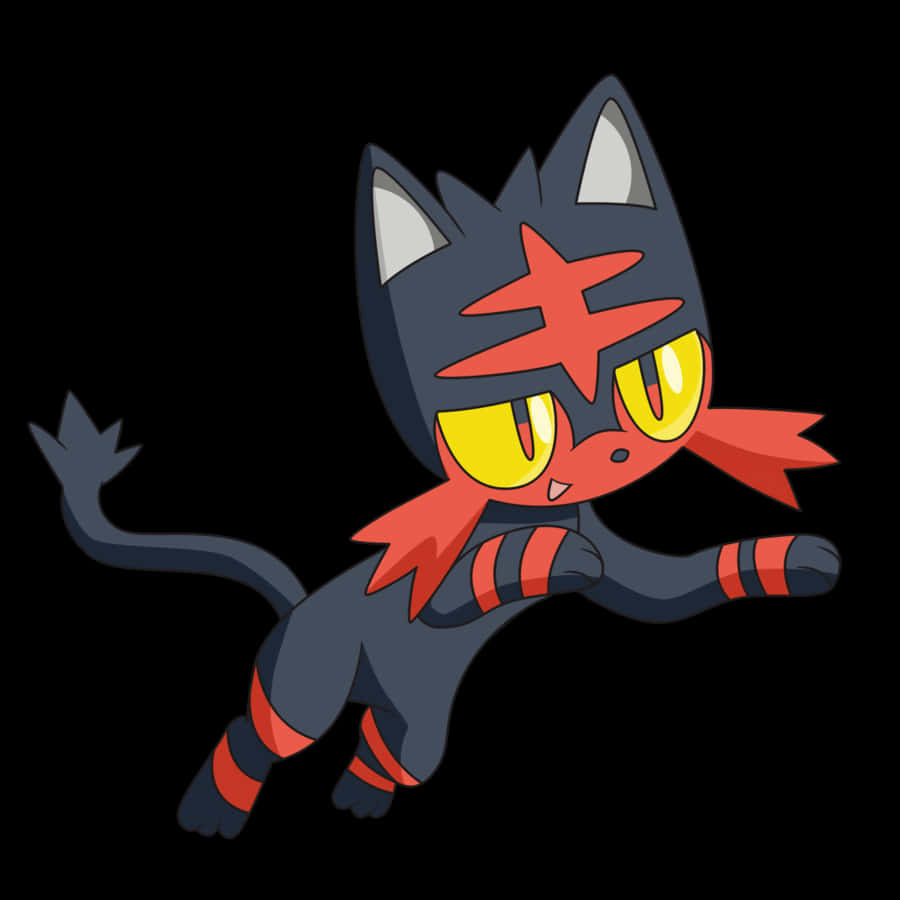 Litten готов к бою Обои