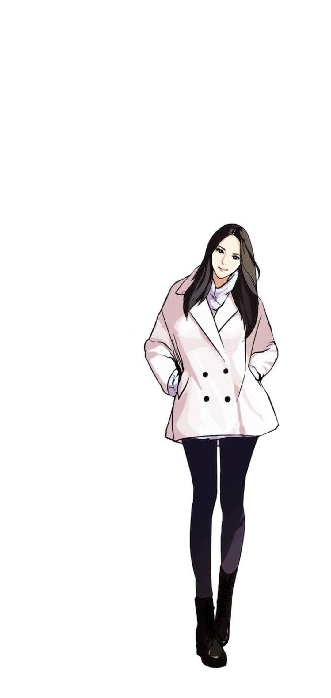 Lookism: Кристал в пальто Обои