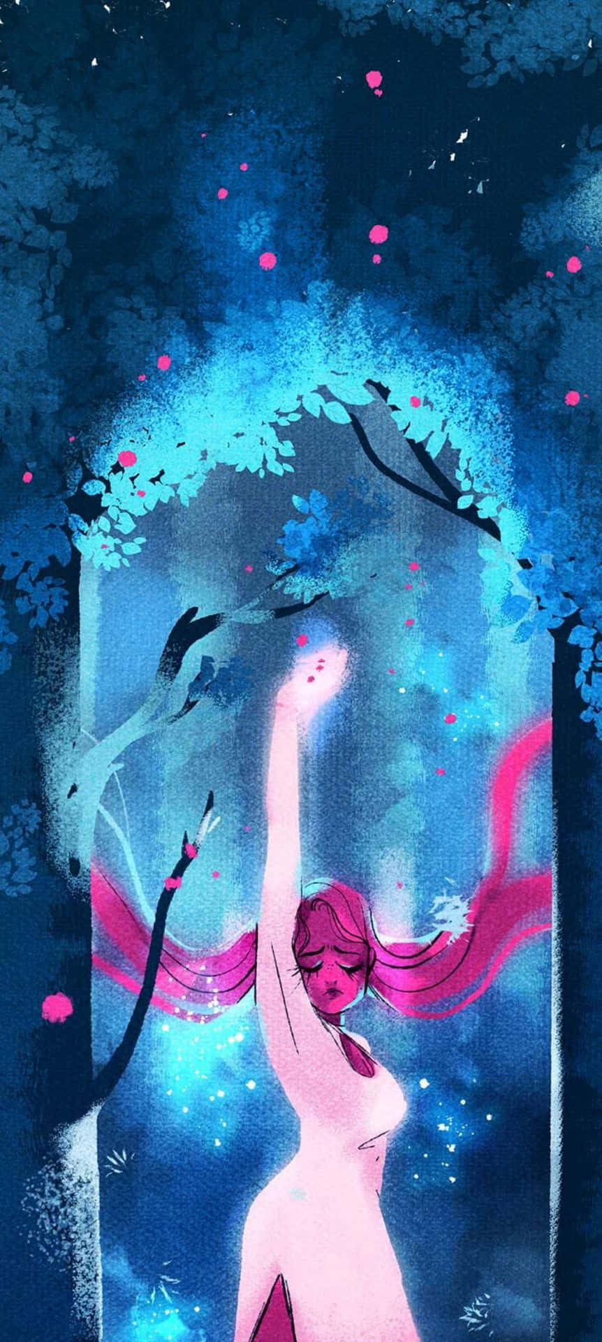Lore Olympus Webtoon поднимает руку Обои