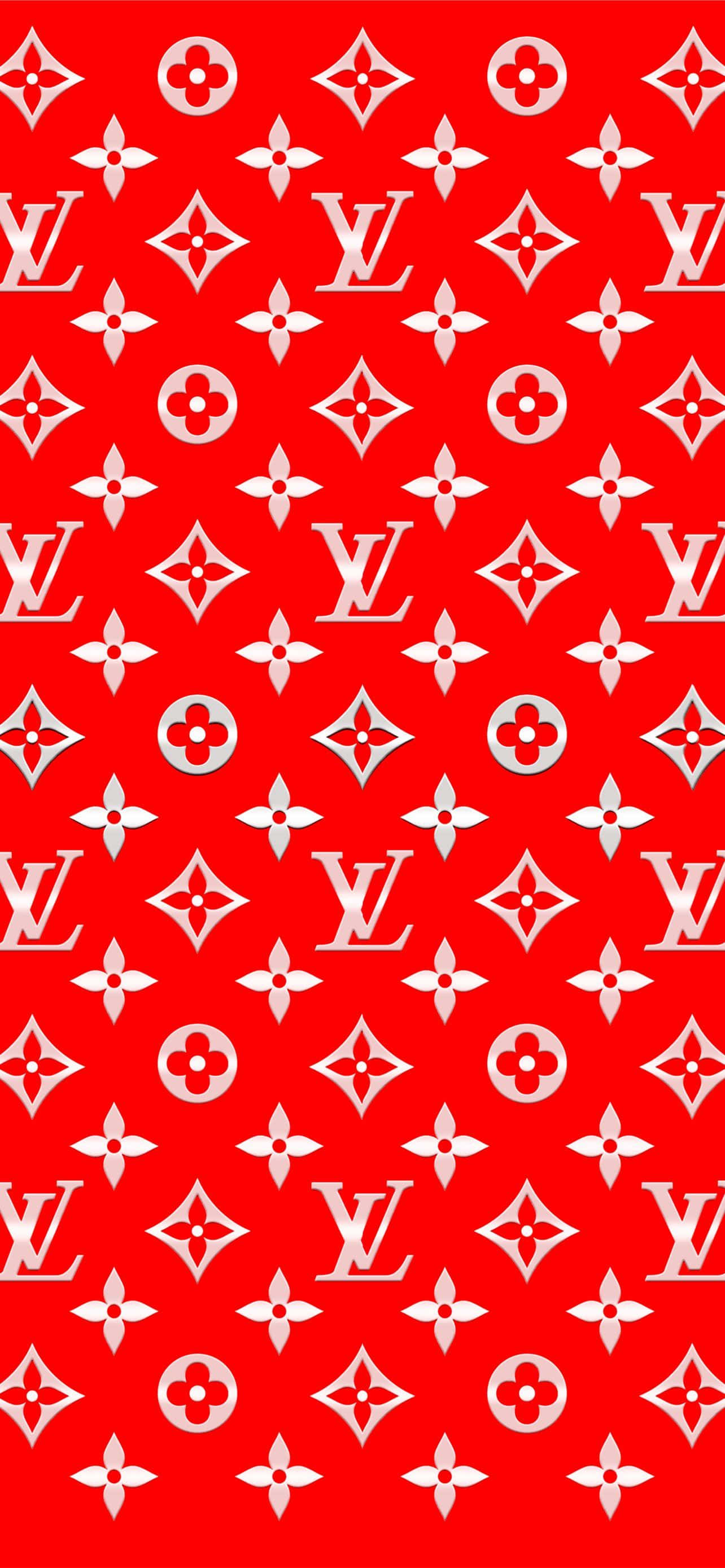 Культовый узор Louis Vuitton. Обои