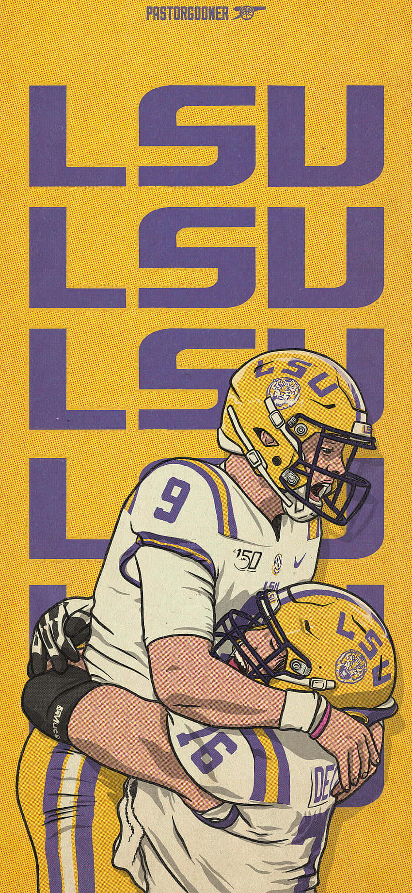 LSU Tigers ревут к победе Обои