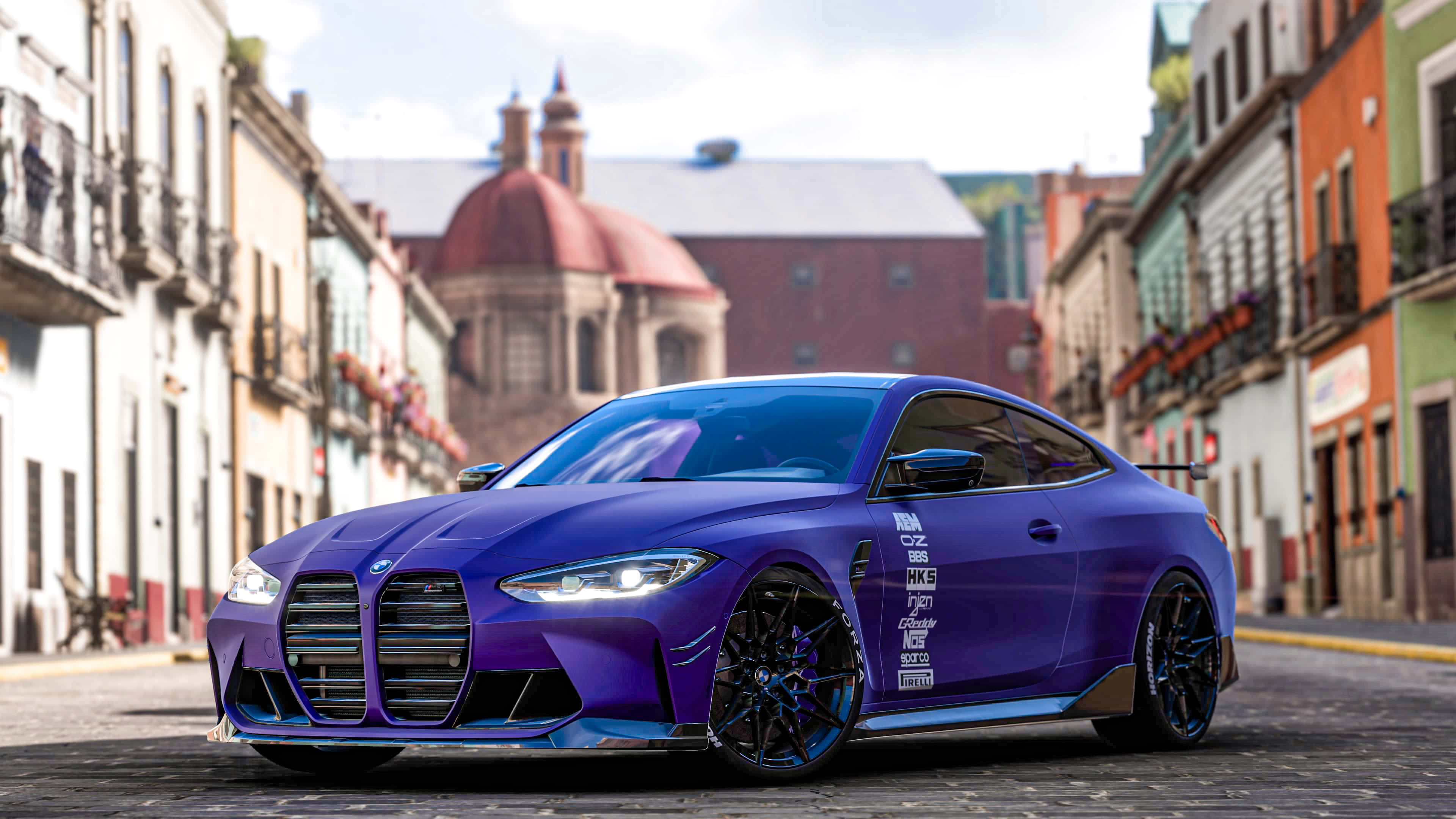 Фиолетовая M4 в Forza Horizon Мексика Обои