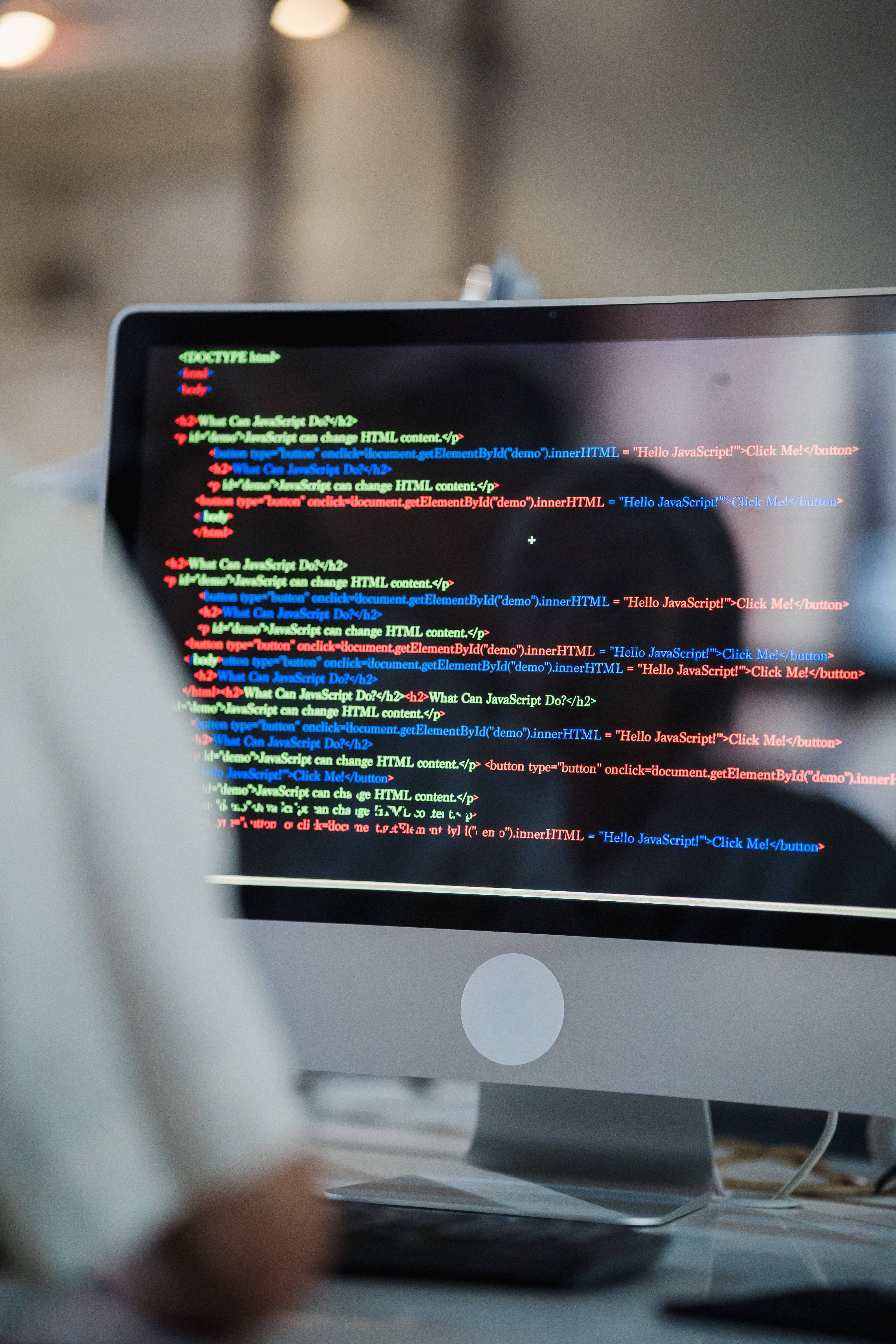 Экран компьютера Mac программиста Обои