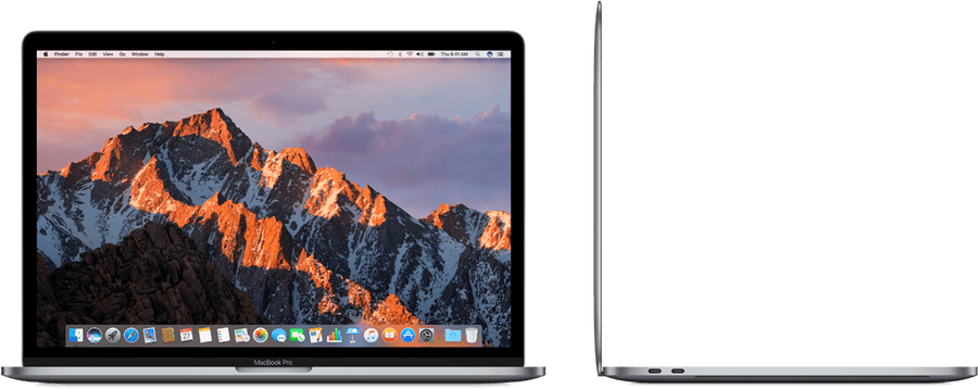 Mac Book Pro спереди и сбоку Обои