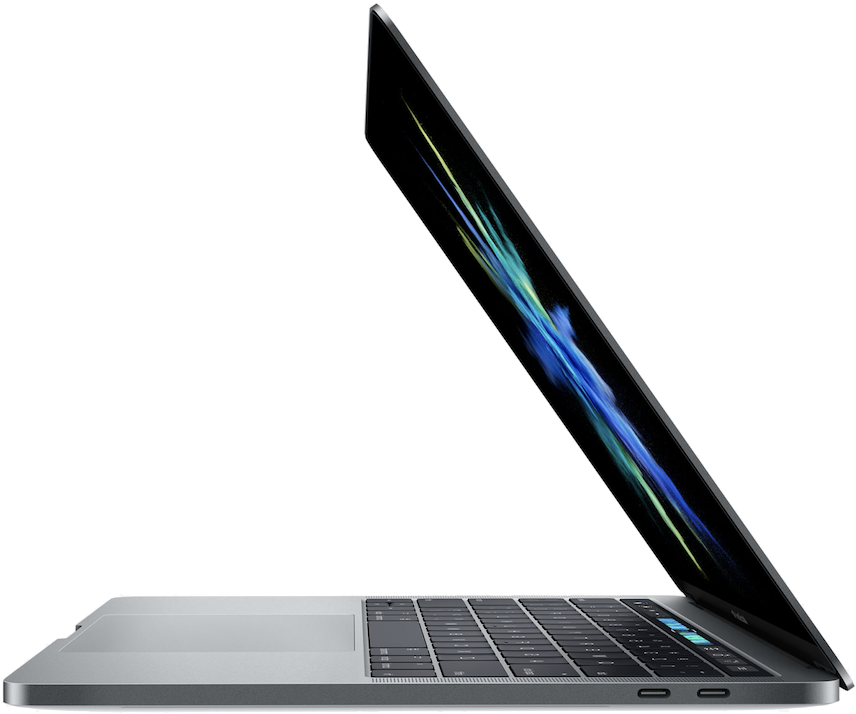 Mac Book Pro в профиль Обои