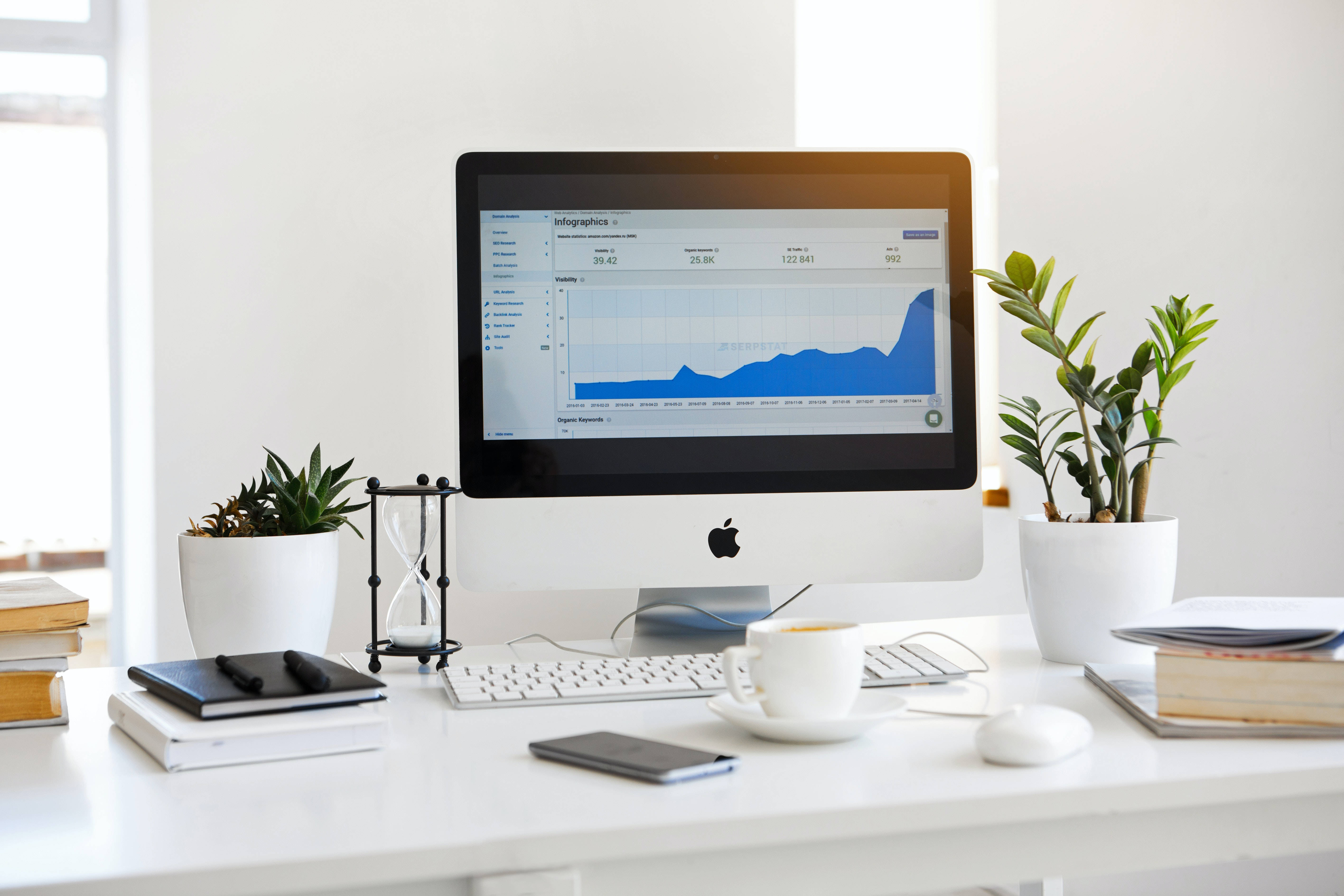 Захватывающий эстетичный дисплей Mac Обои