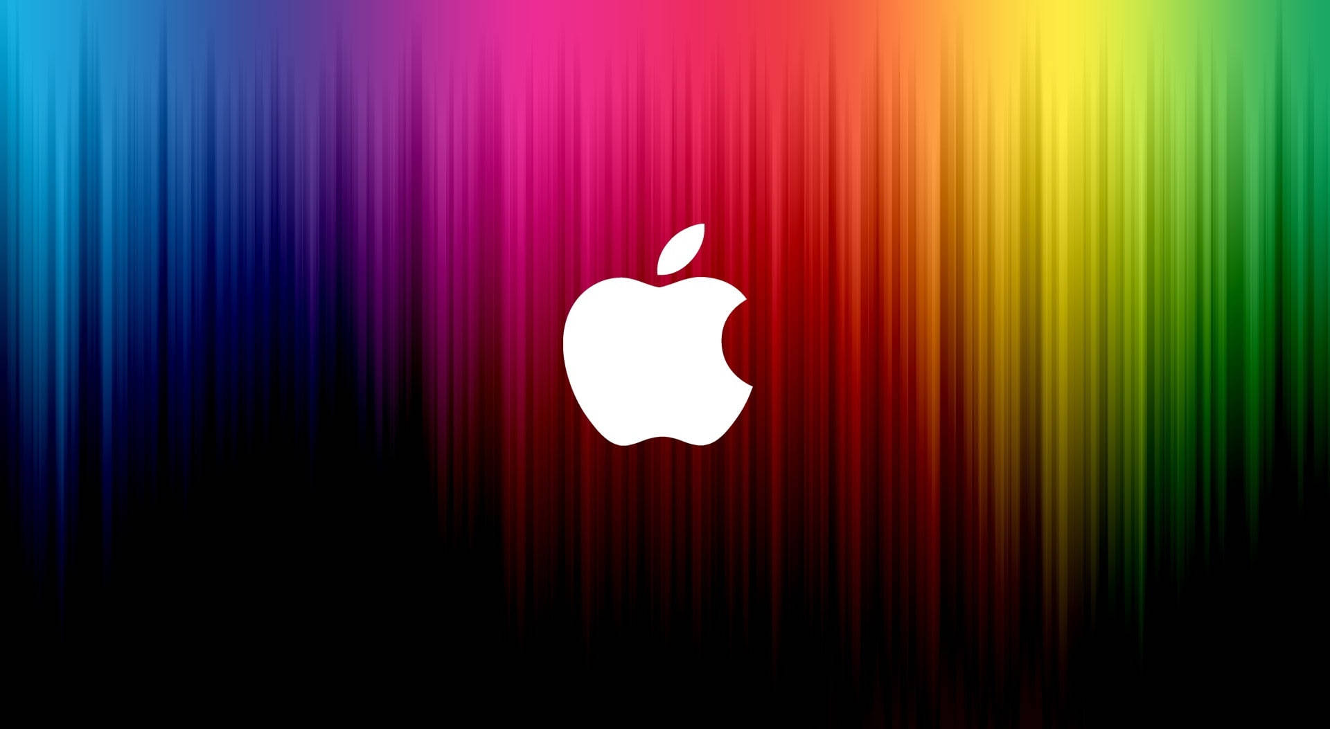 Радужные полосы MacBook Air Обои