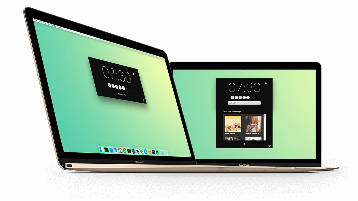 Два MacBook спина к спине Обои