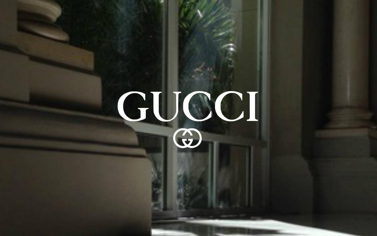 Эстетичный MacBook Gucci Обои