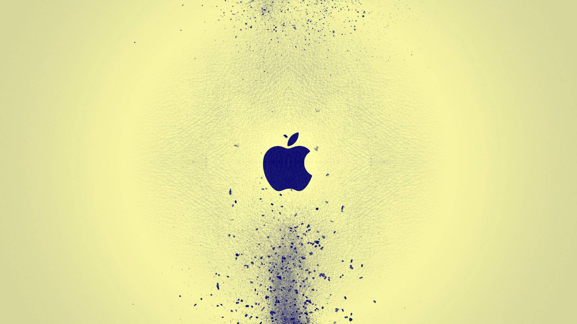 Крутой MacBook с синим логотипом Обои