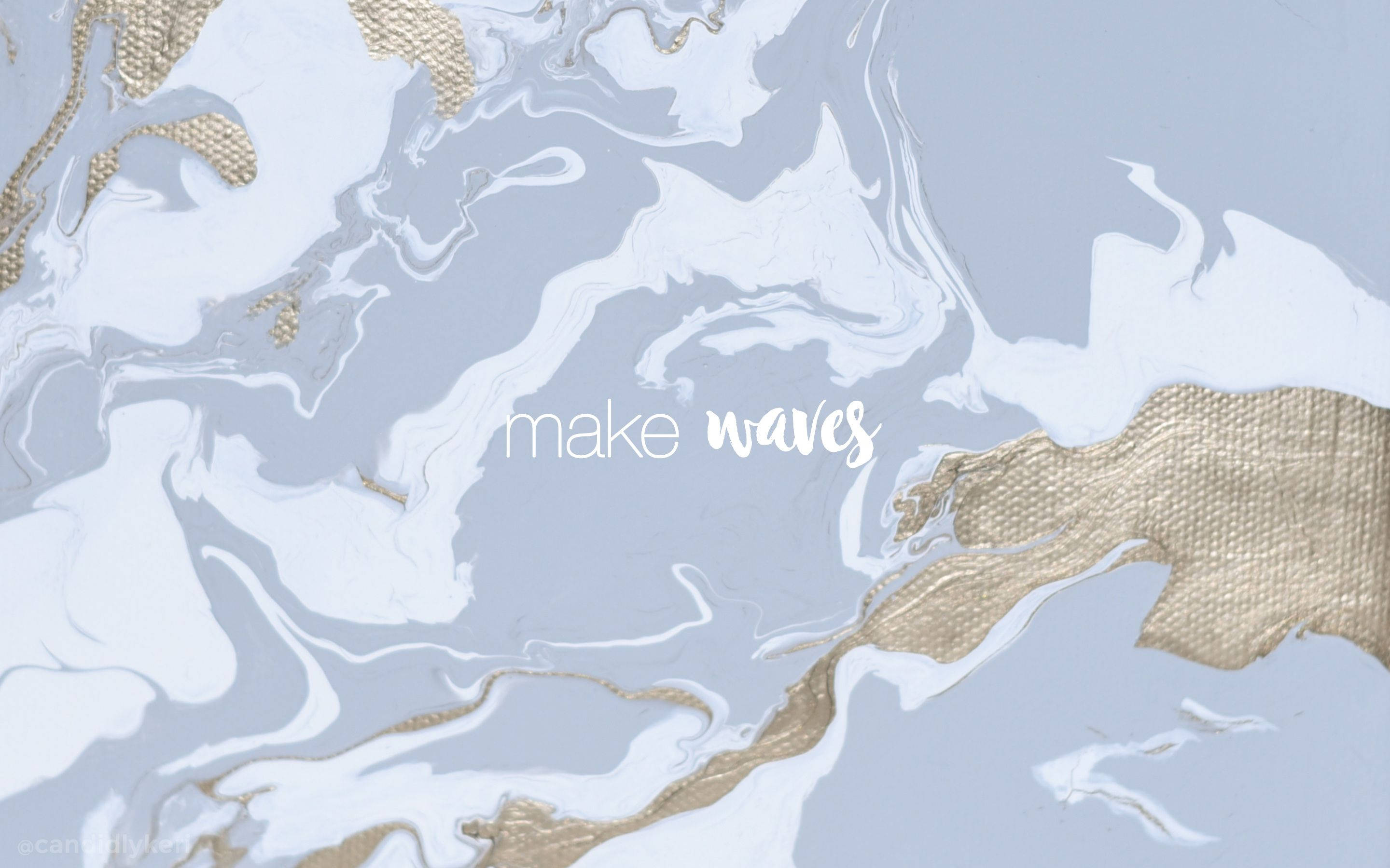Make Waves Эстетика Mac Обои