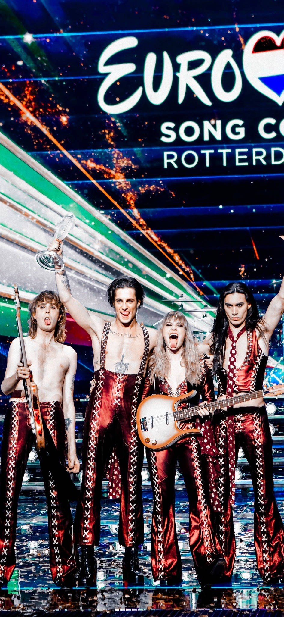 Maneskin на сцене Обои