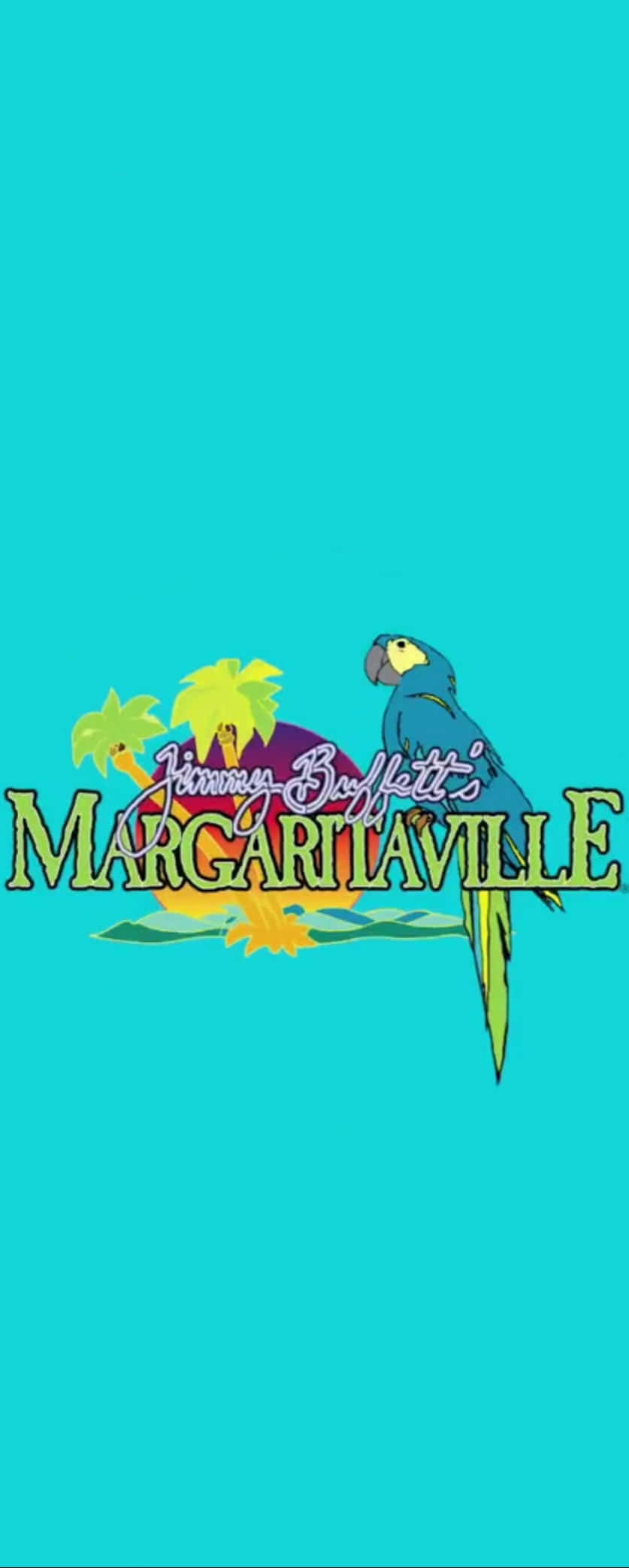 Культовый логотип Margaritaville Джимми Баффетта Обои