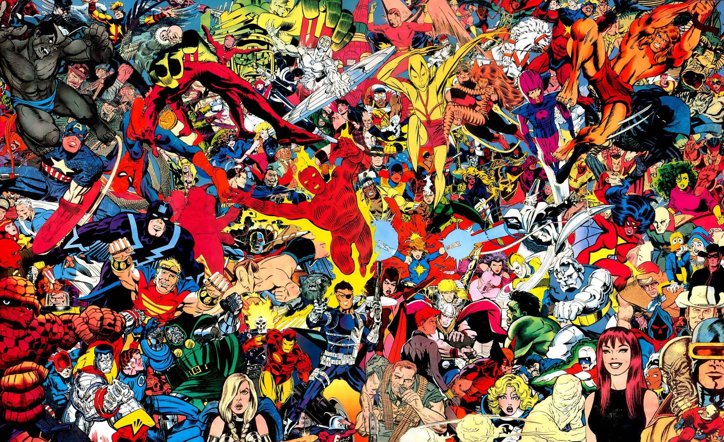«Marvel Comics: Более 80 лет оживляем супергероев» Обои