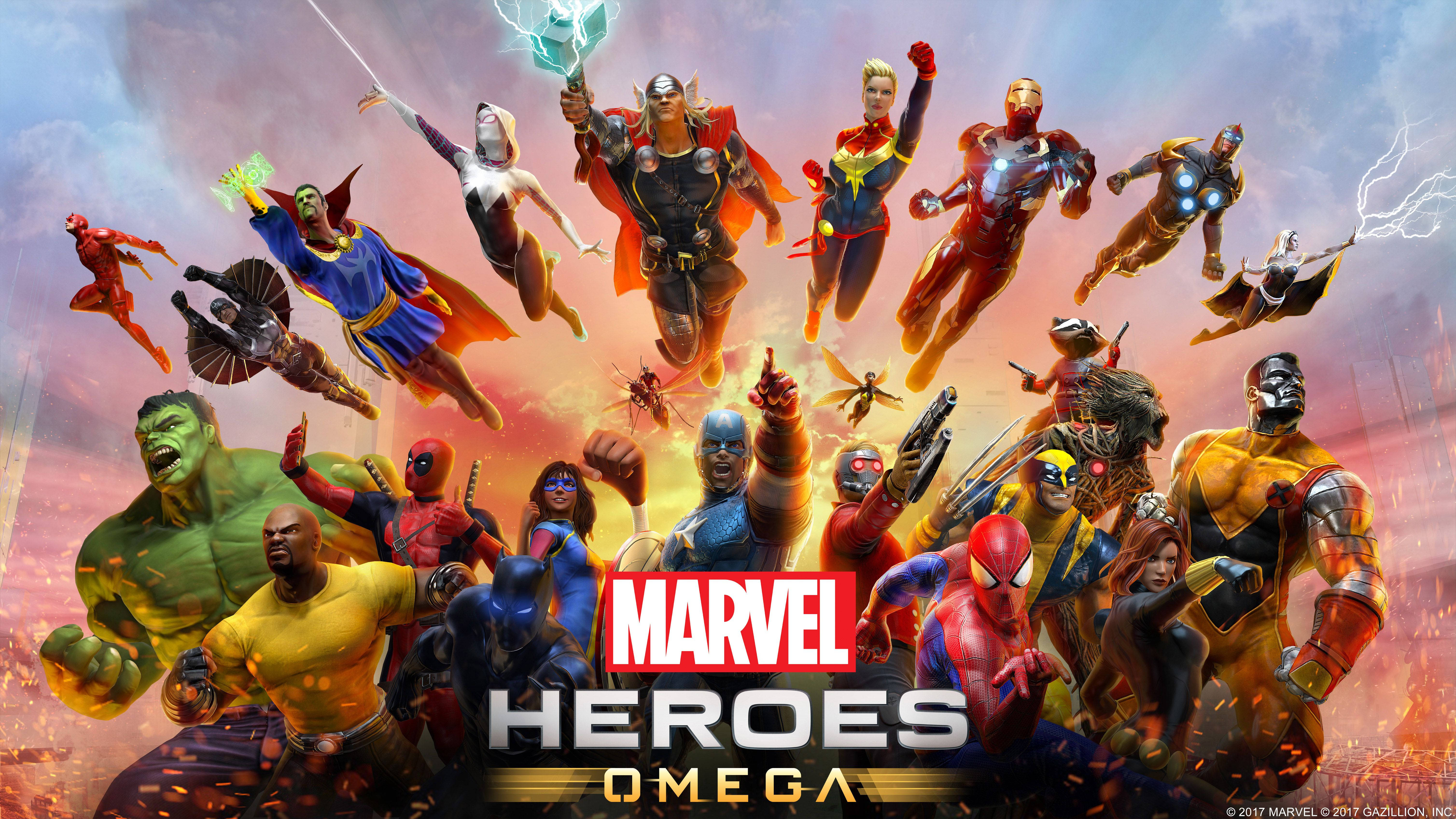 Звёздный состав героев Marvel Обои