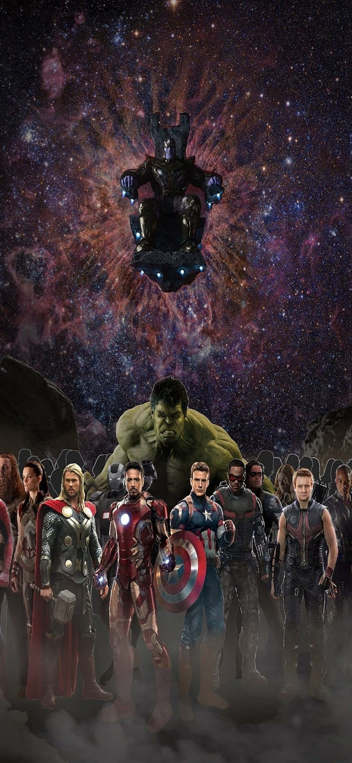 Получите любимых Мстителей Marvel на новый iPhone Xs Обои