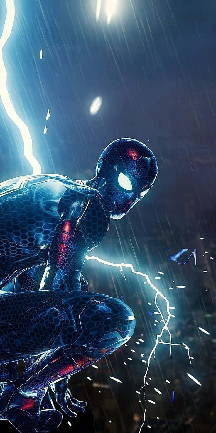 Marvel PS4 Человек-паук Молния Обои