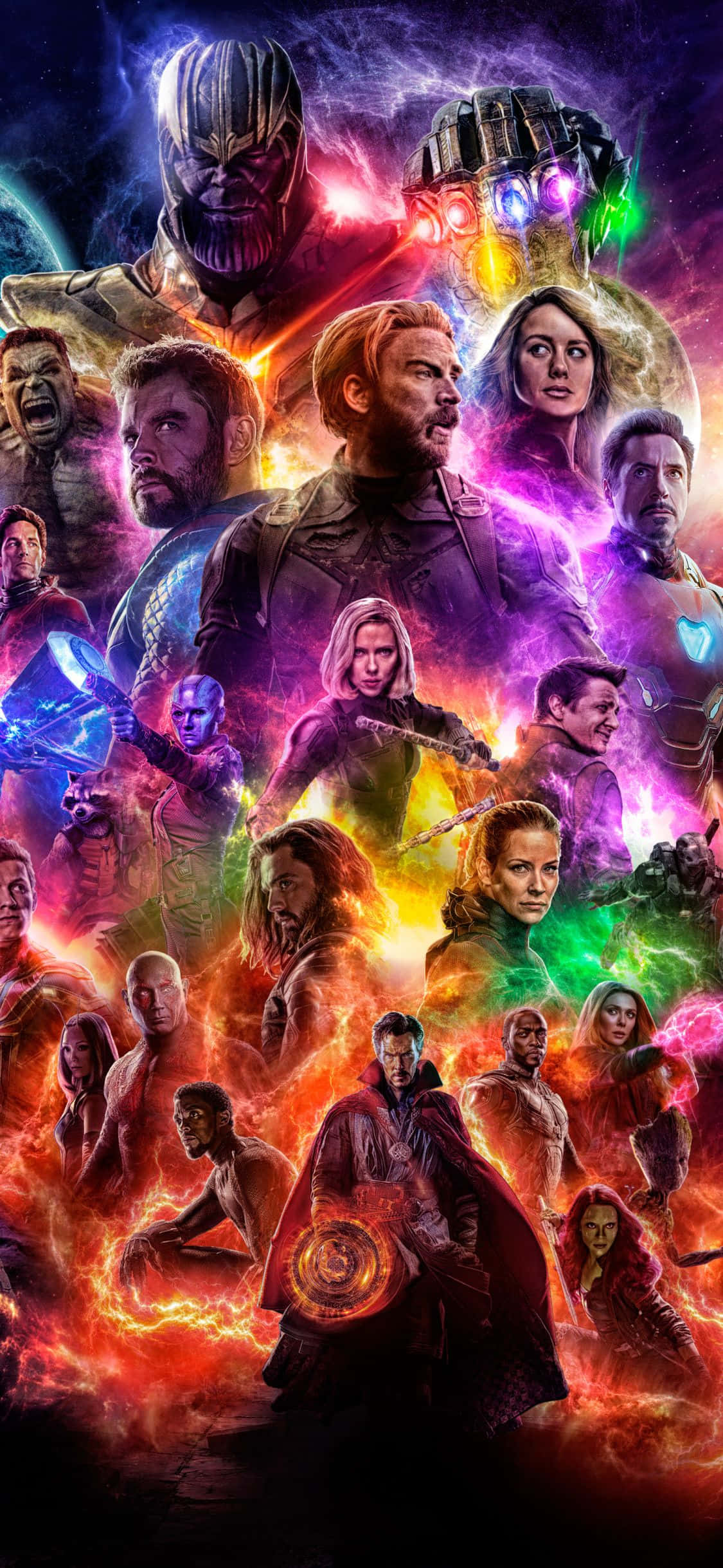 Присоединяйтесь к путешествию Marvel's Avengers с новым iPhone Xs от Apple Обои
