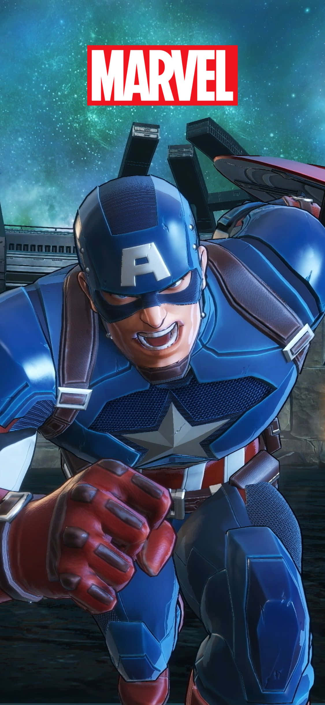 Marvel Ultimate Alliance 3 Капитан Америка iPhone XS Marvel фон Обои