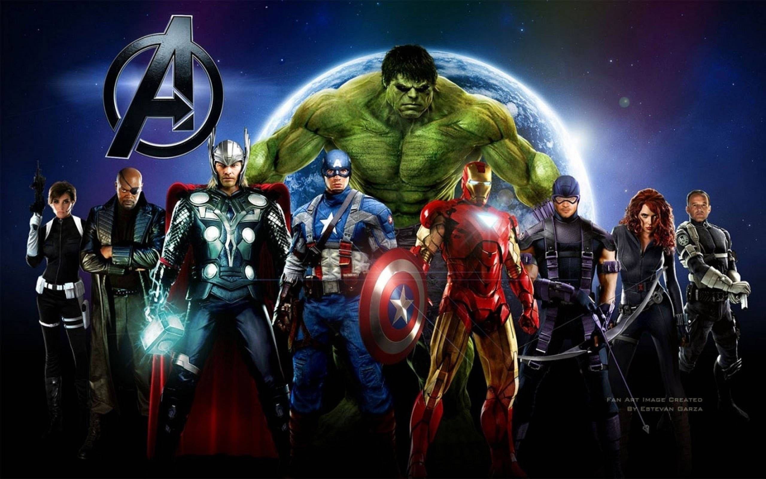 Собери своих любимых супергероев Marvel! Обои