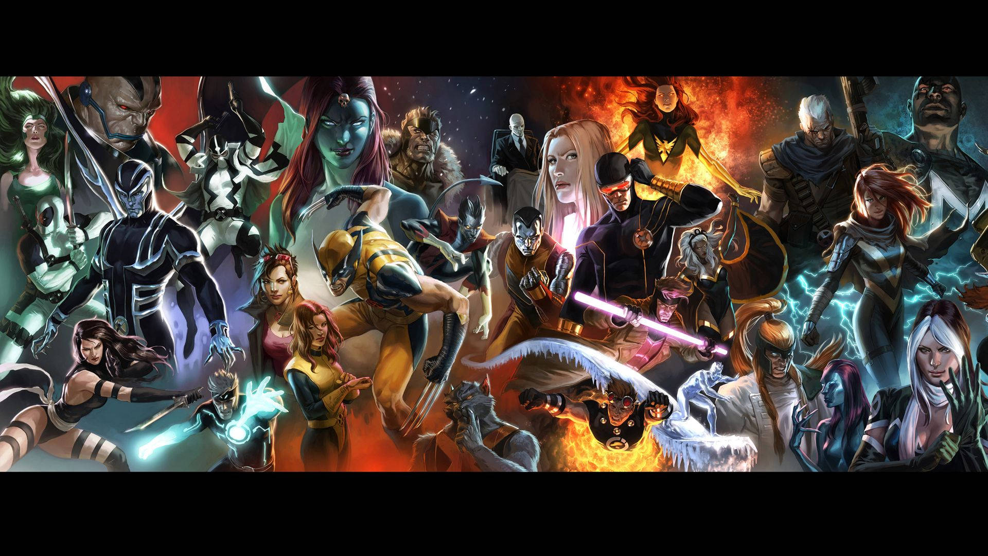 Все персонажи Marvel в одном месте! Обои