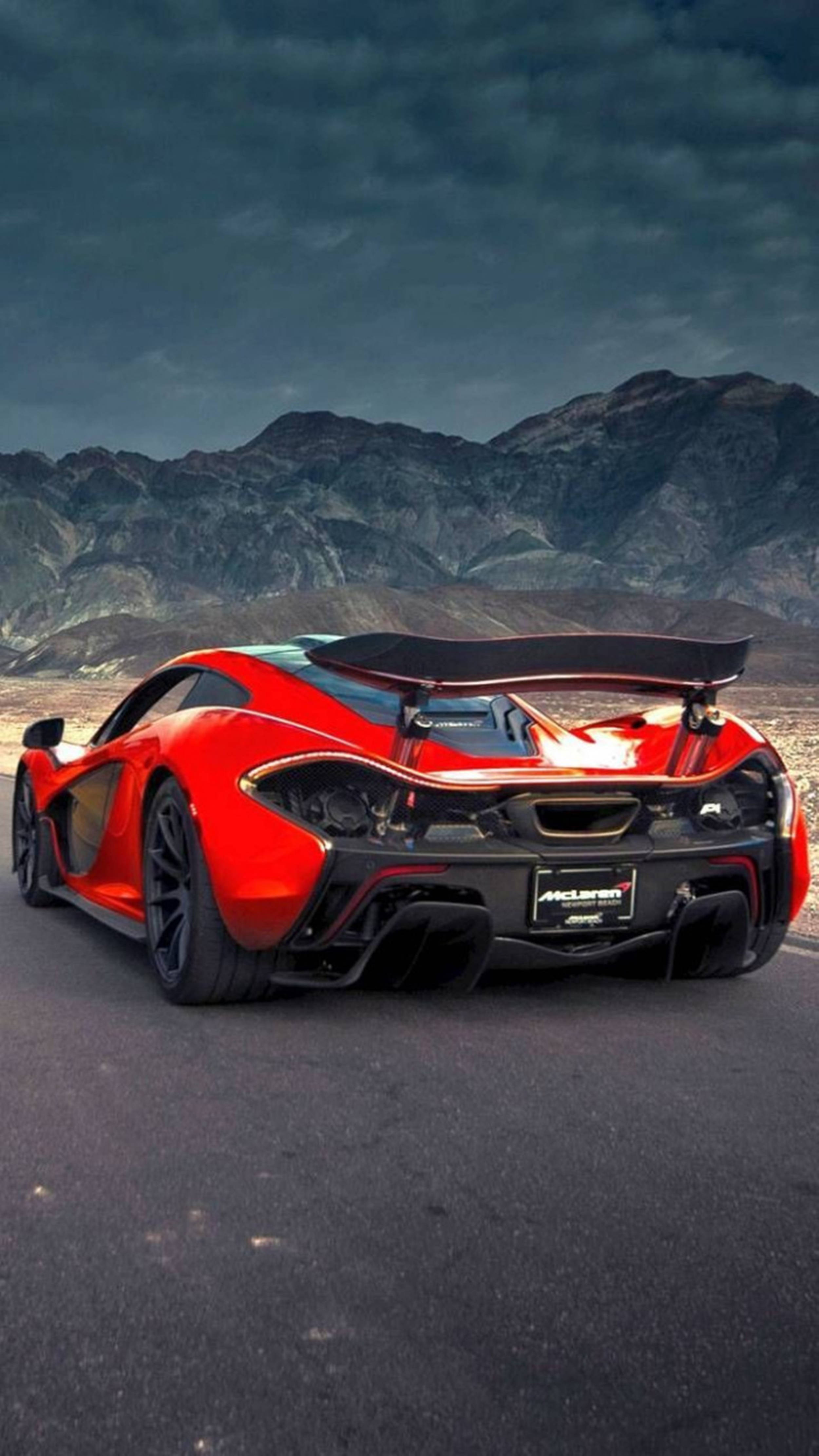 McLaren iPhone P1 красный вариант Обои