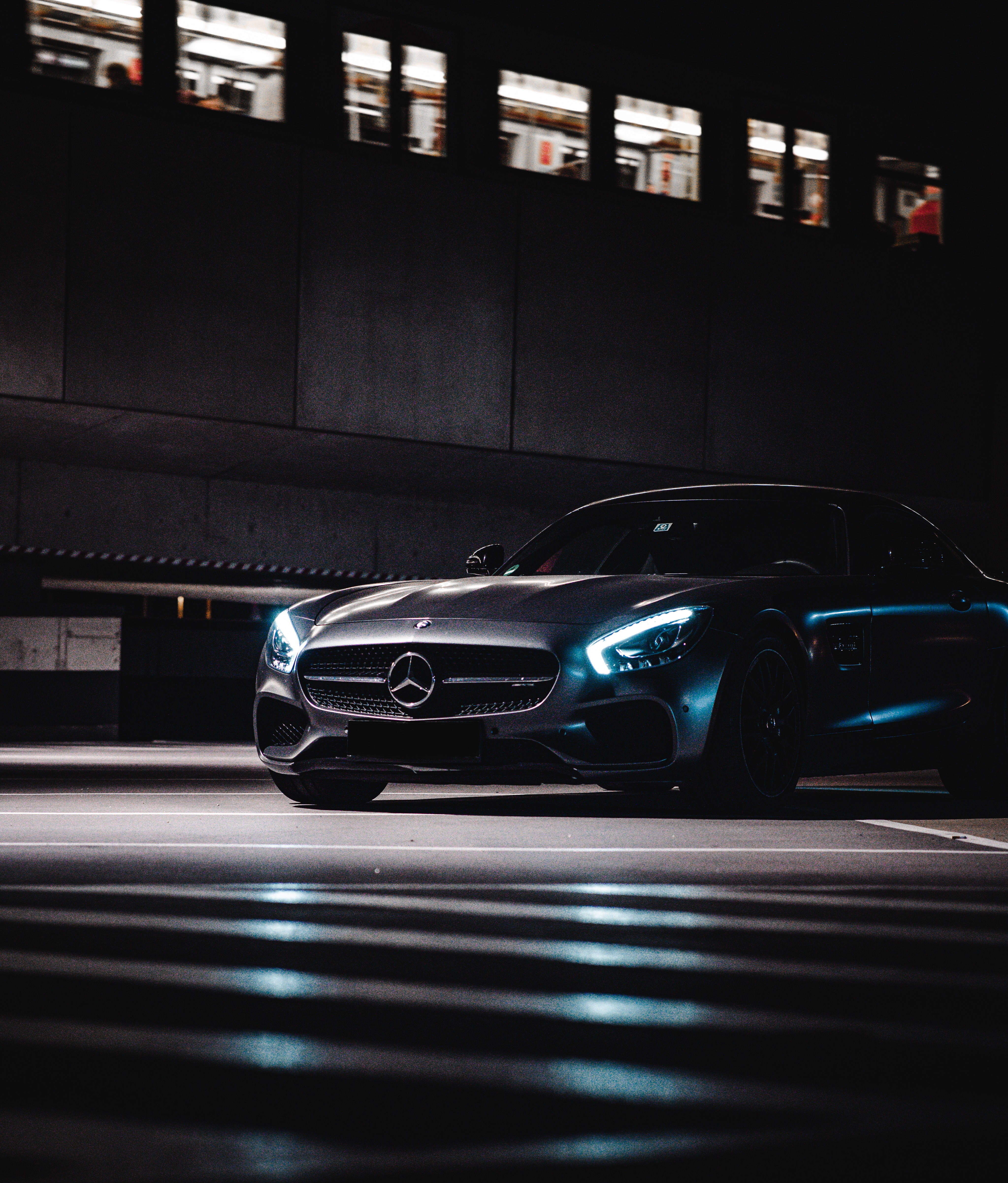 Mercedes Benz Светящийся в темноте Обои